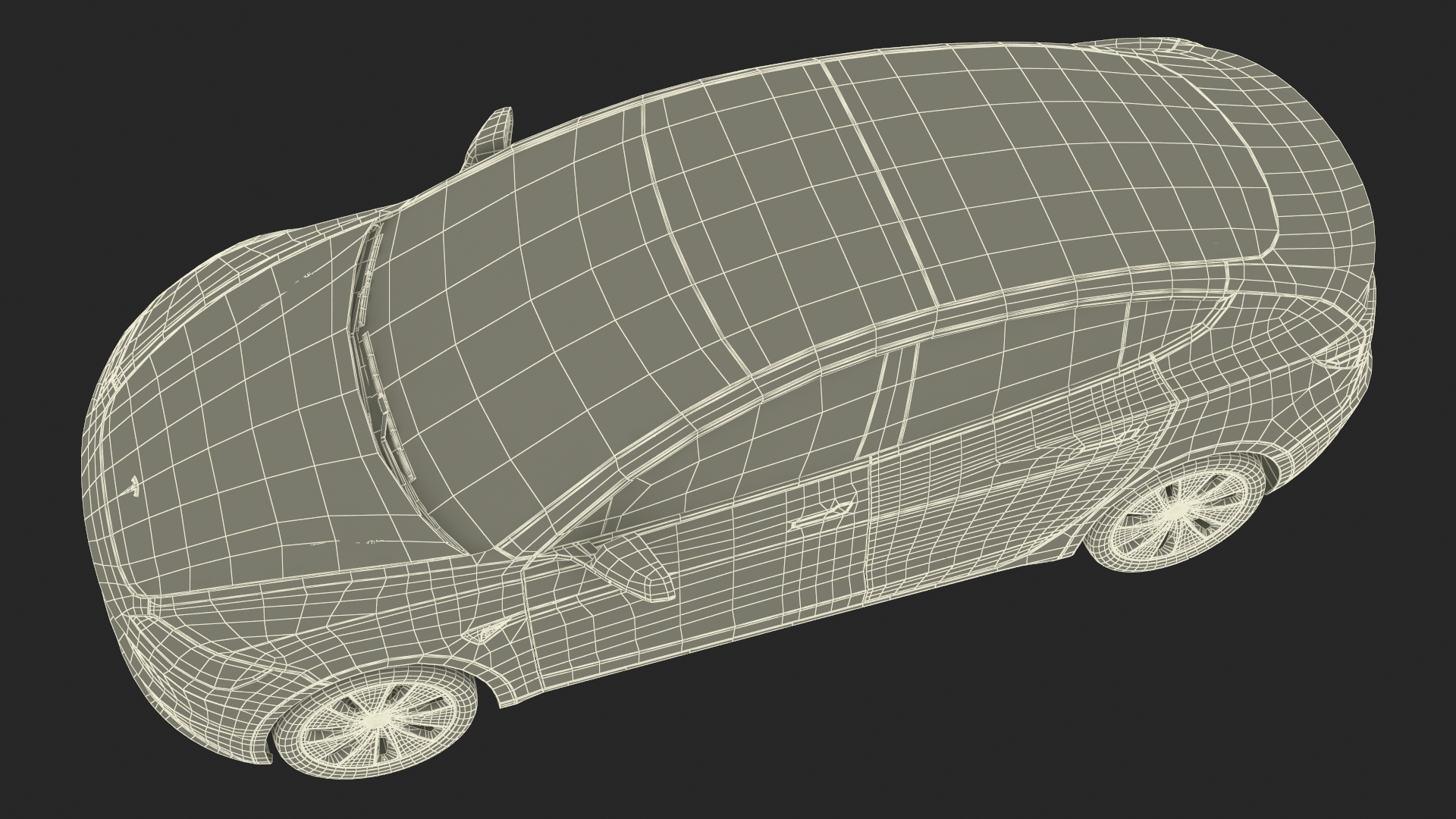 3D model Tesla Model 3 2024 with Tesla Bot Rigged