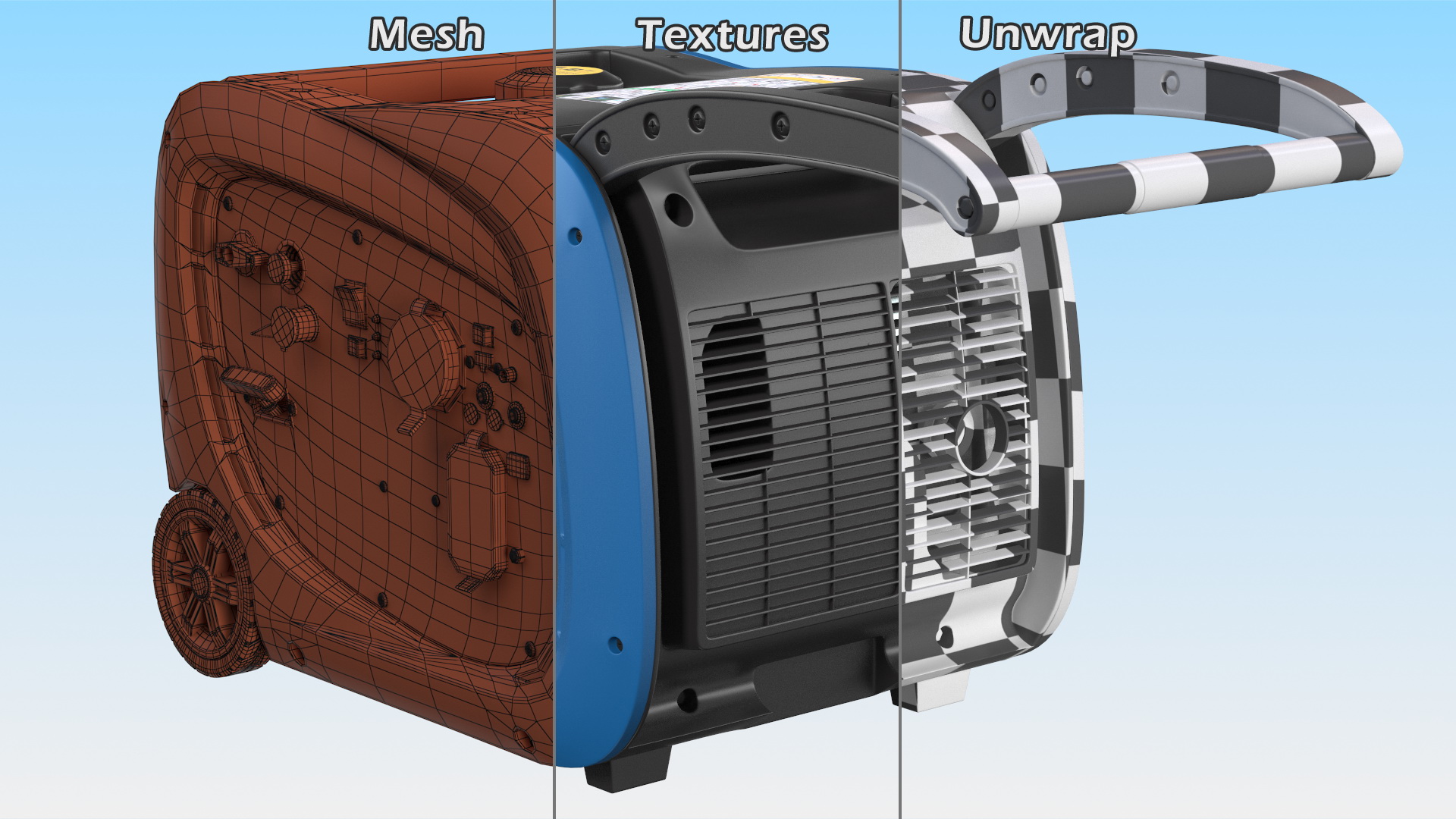 Firman WH03042 Portable Inverter Generator 3D