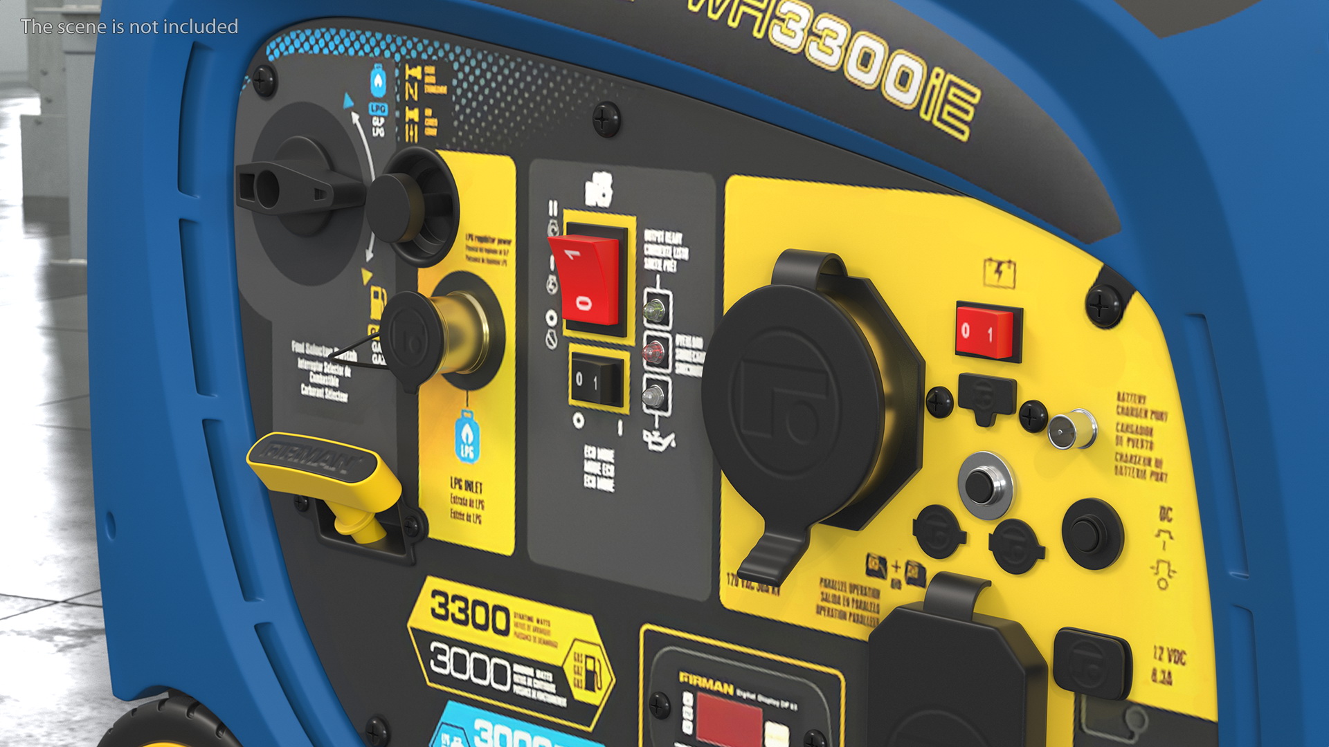 Firman WH03042 Portable Inverter Generator 3D