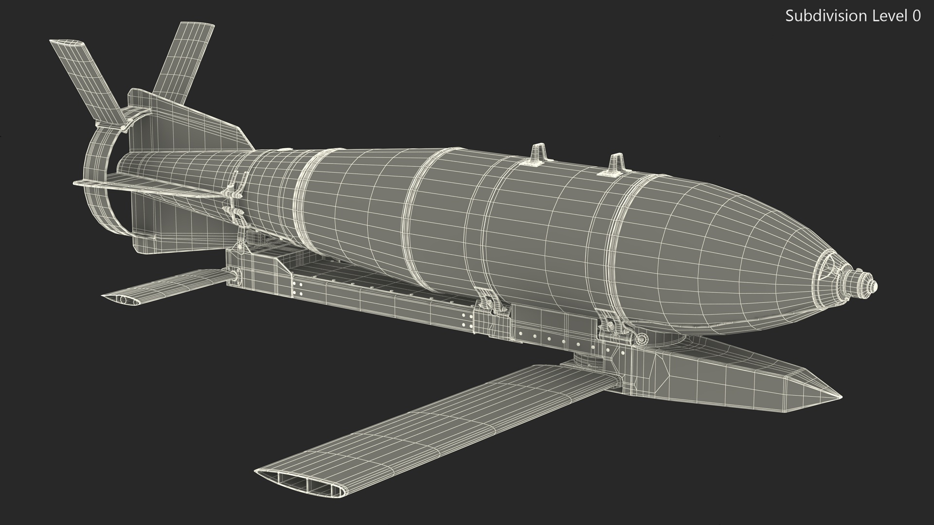 3D Russian FAB 500 M62 Air Bomb with UMPK model