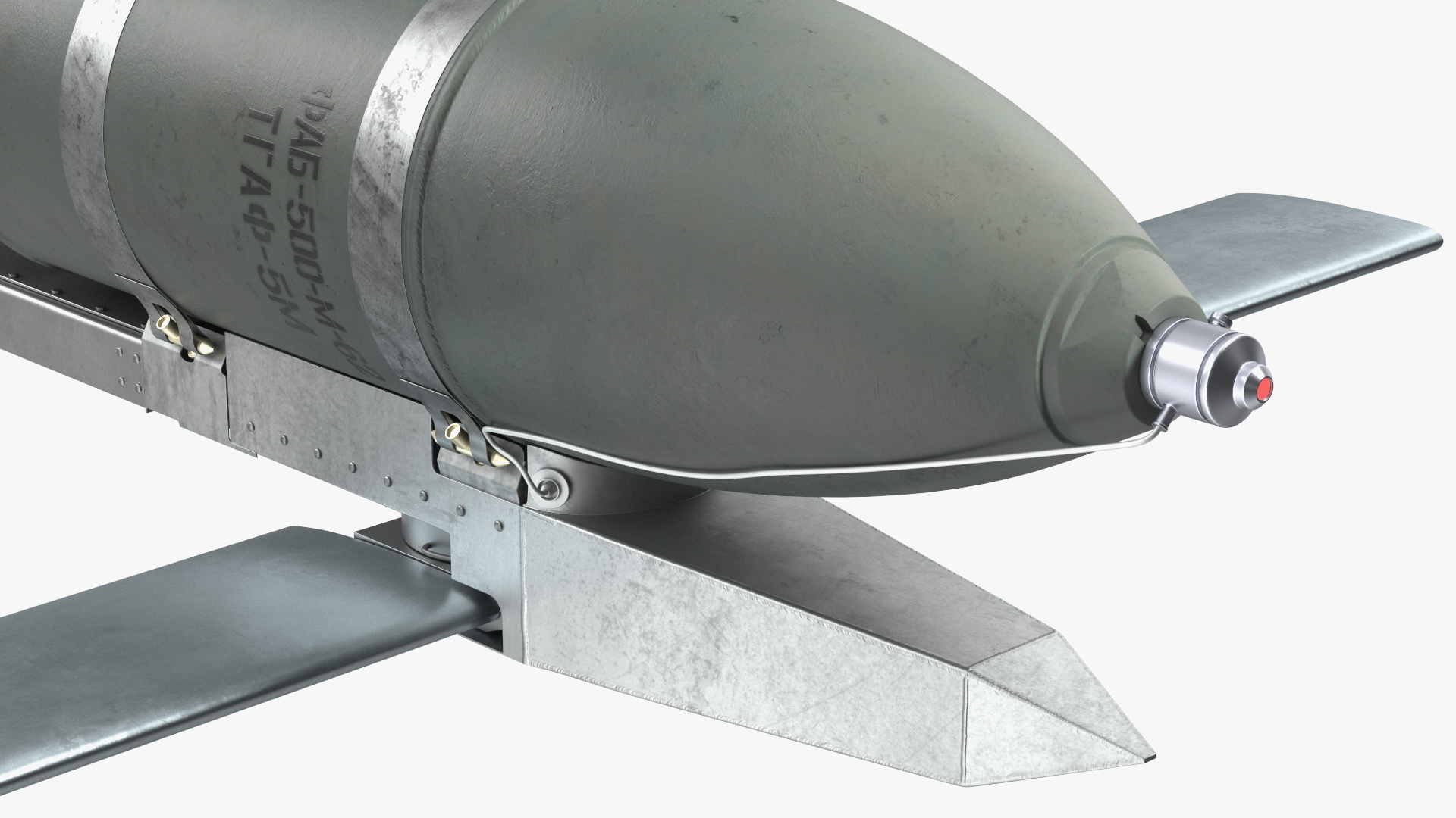 3D Russian FAB 500 M62 Air Bomb with UMPK model