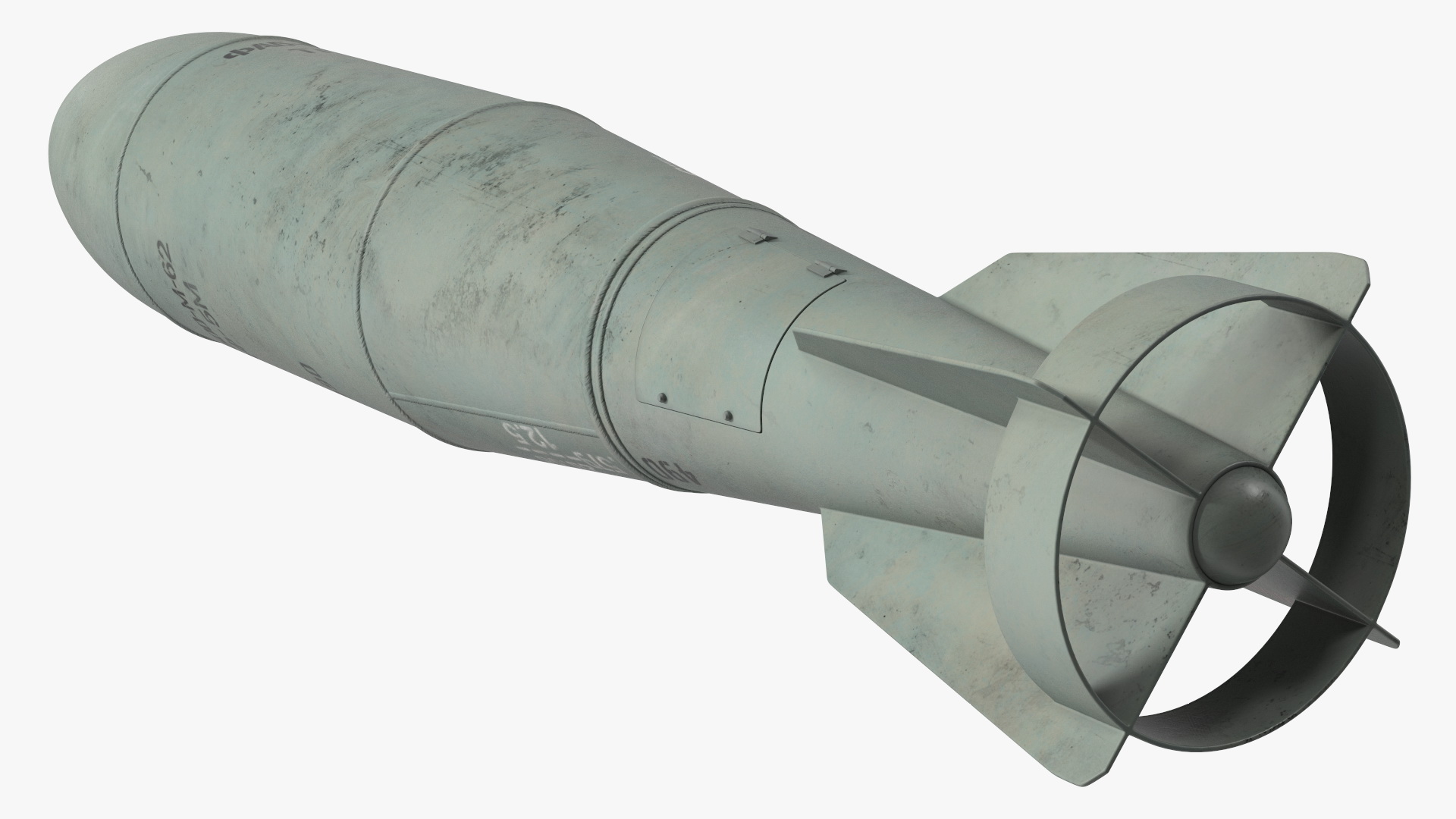 3D Russian FAB 500 M62 Air Bomb with UMPK model