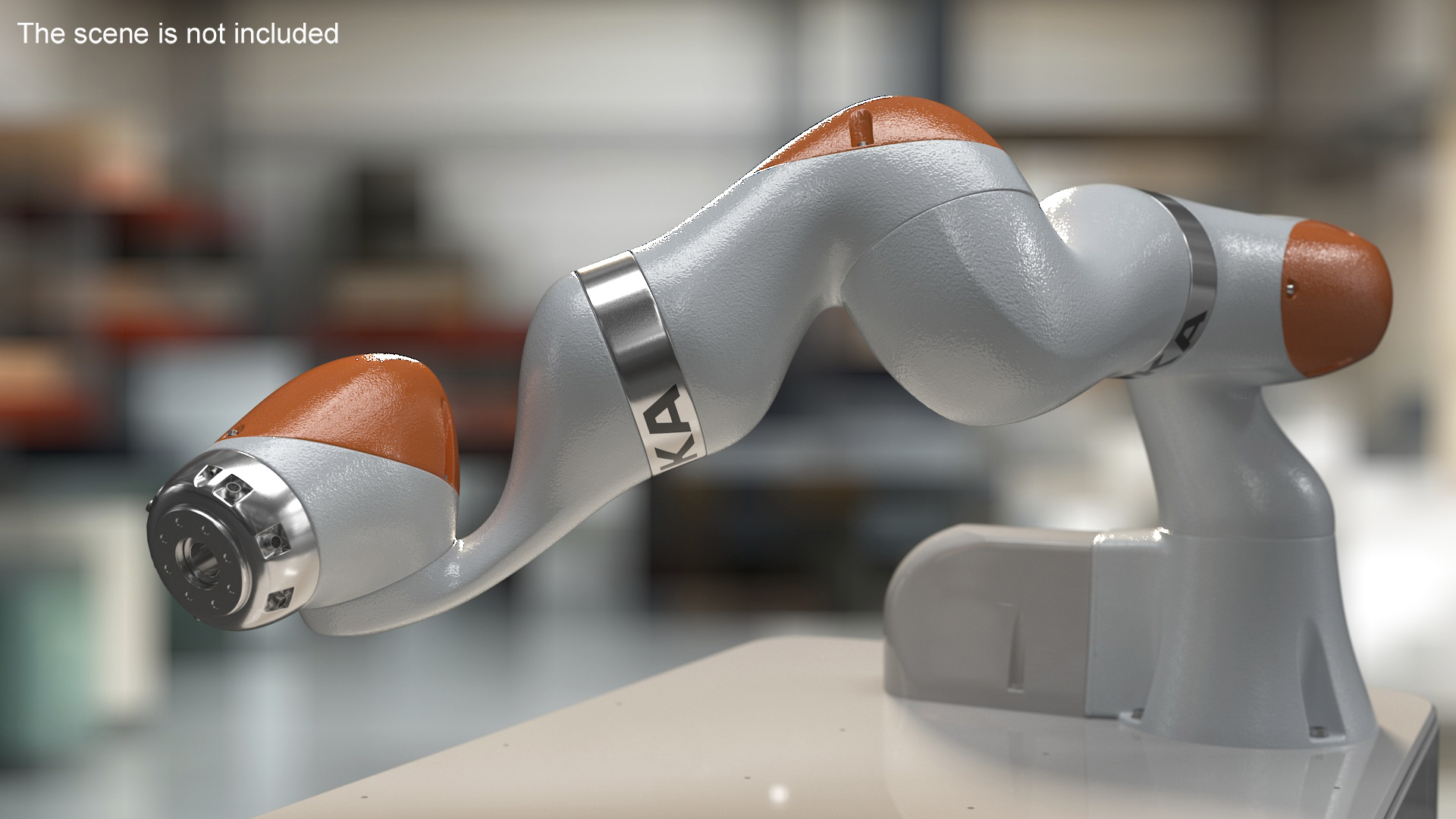 Robot KUKA LBR IIWA 7 R800 Rigged for Cinema 4D 3D