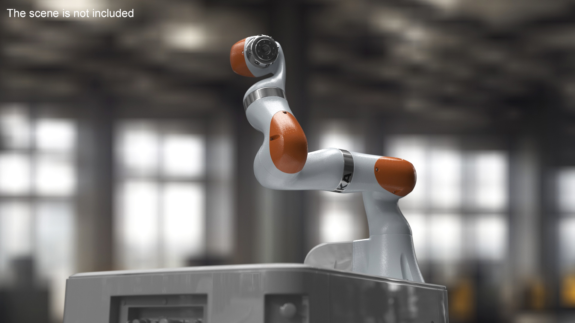Robot KUKA LBR IIWA 7 R800 Rigged for Cinema 4D 3D