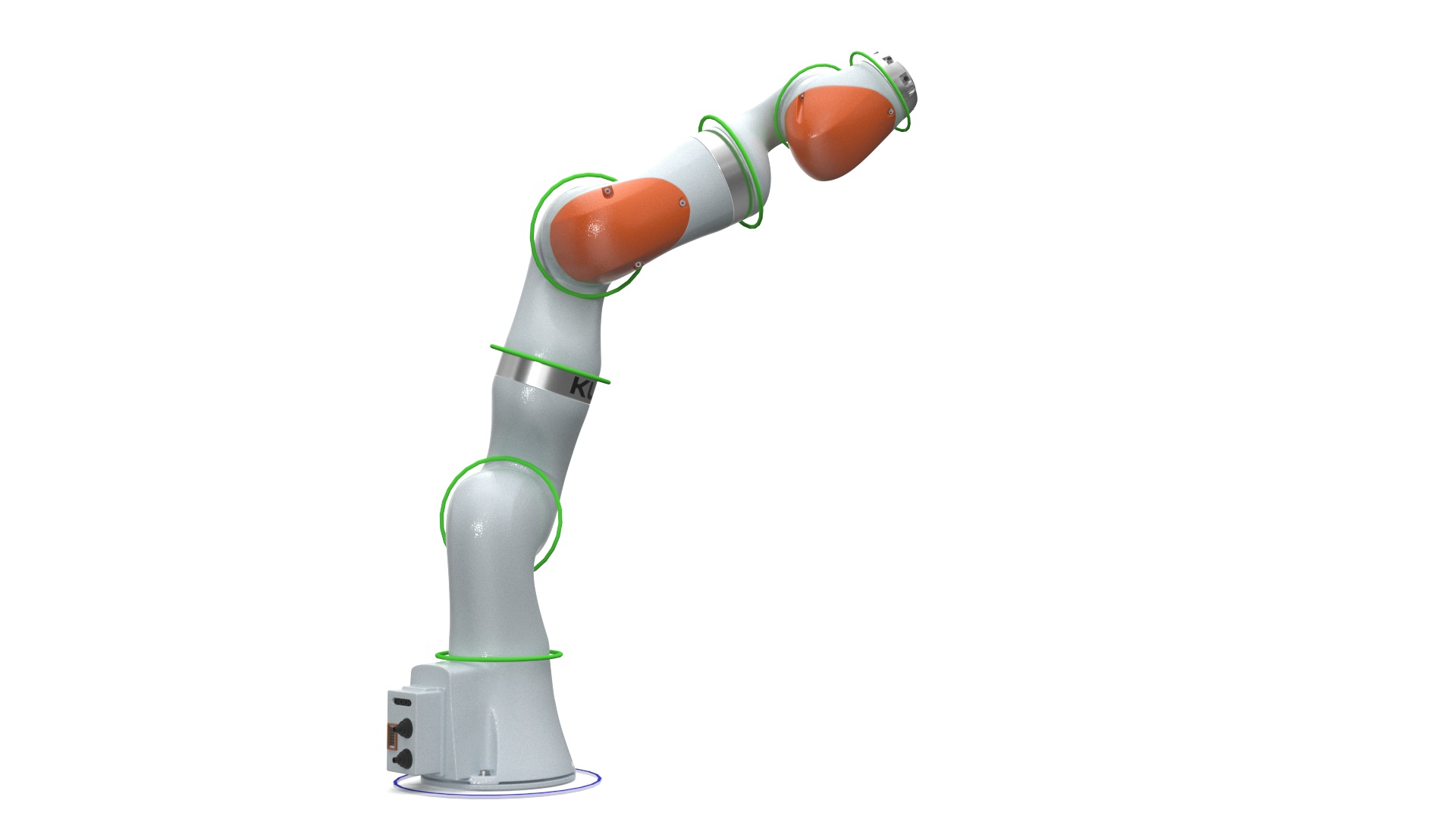 Robot KUKA LBR IIWA 7 R800 Rigged for Cinema 4D 3D