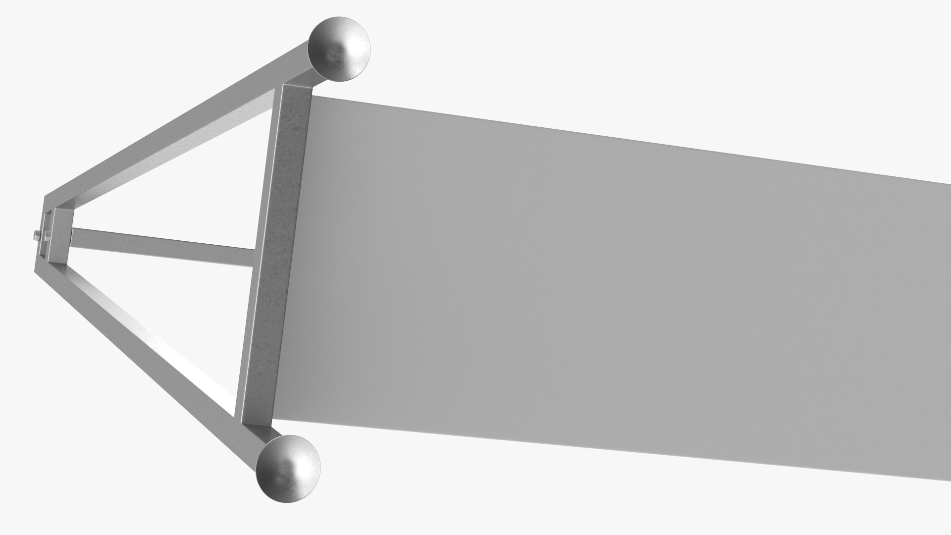 Silver Cloth Coat Rack 3D