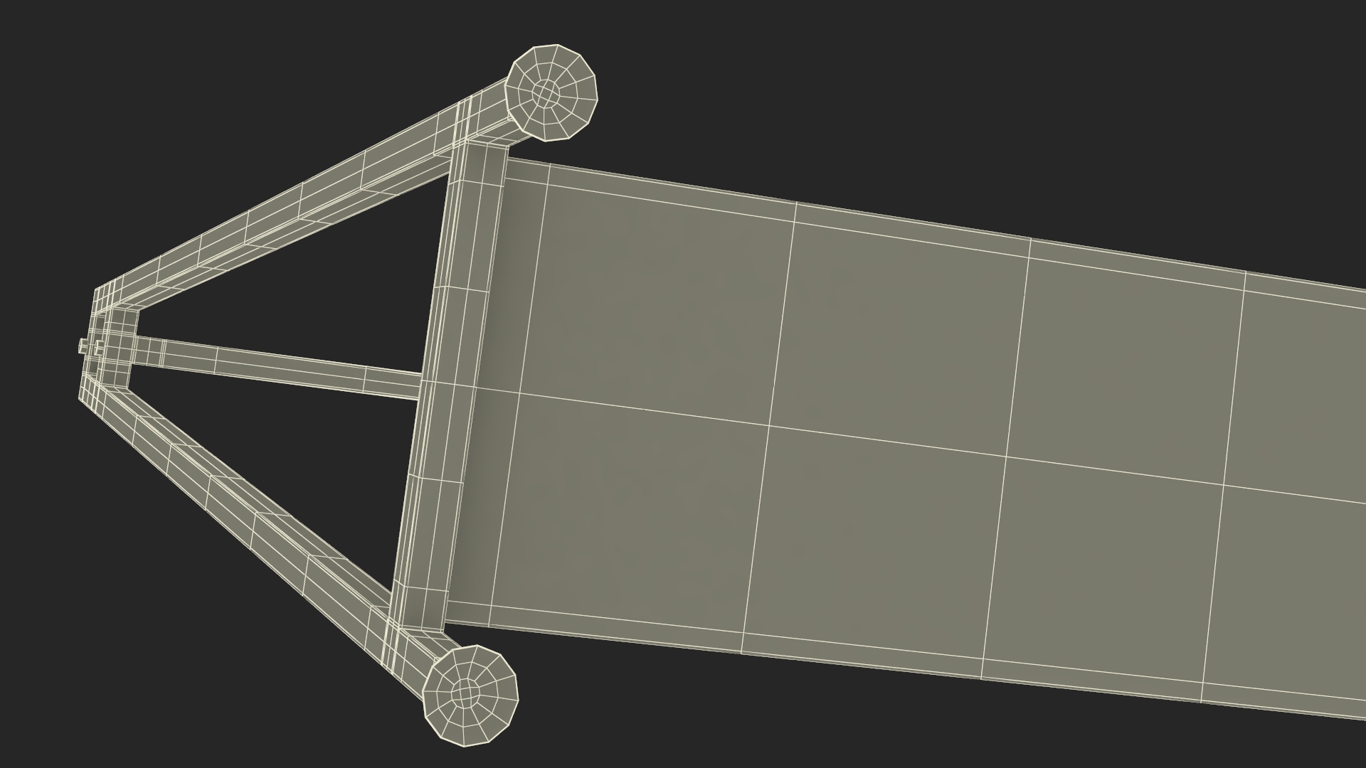 Silver Cloth Coat Rack 3D
