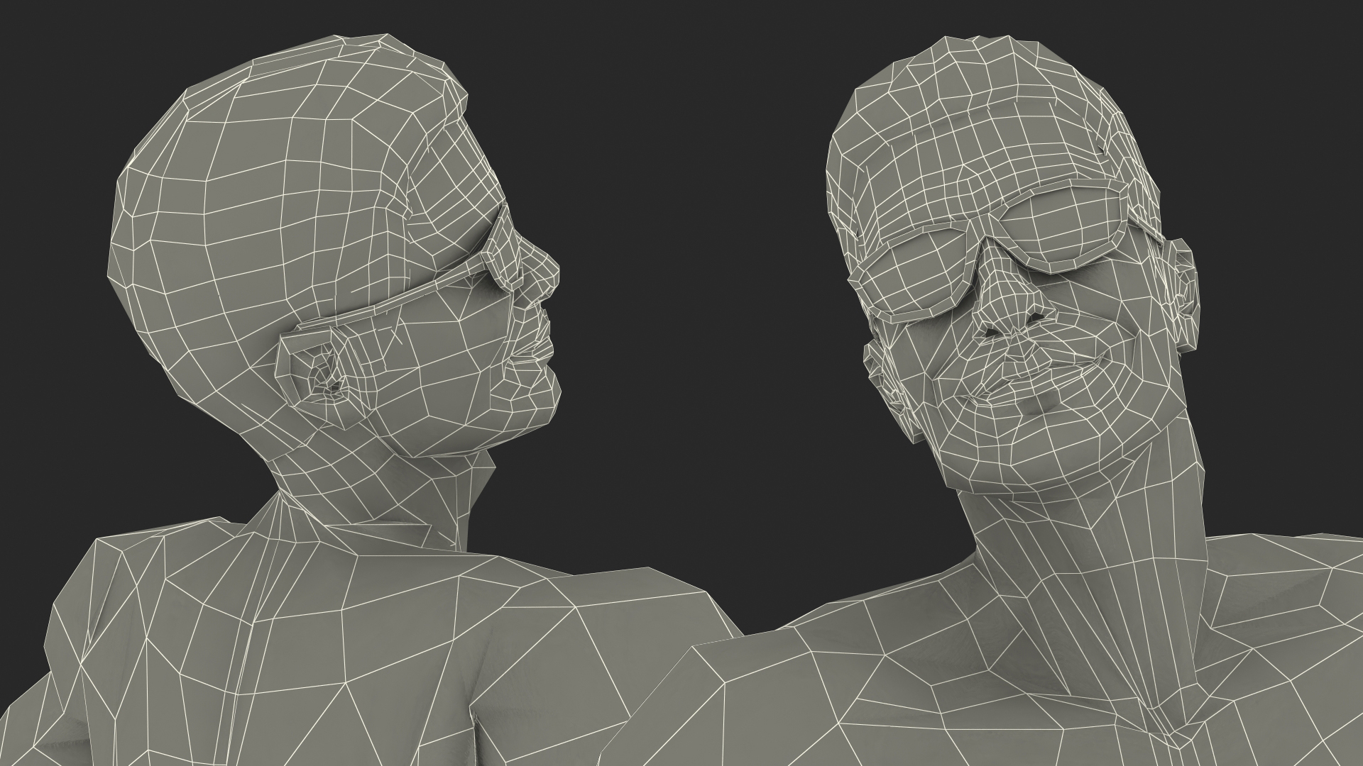 3D Man in Swimwear Sitting Pose model