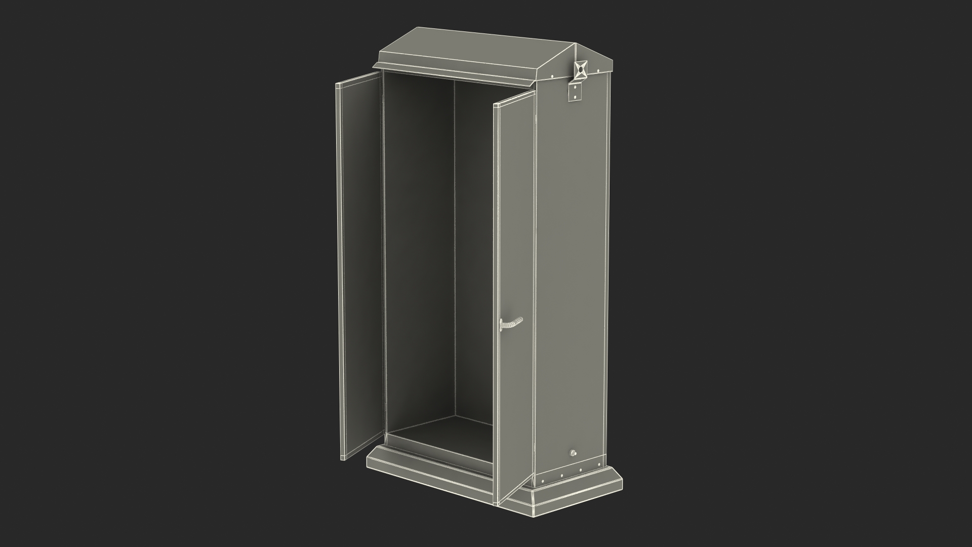 3D model Old Railway Relay Cabinet