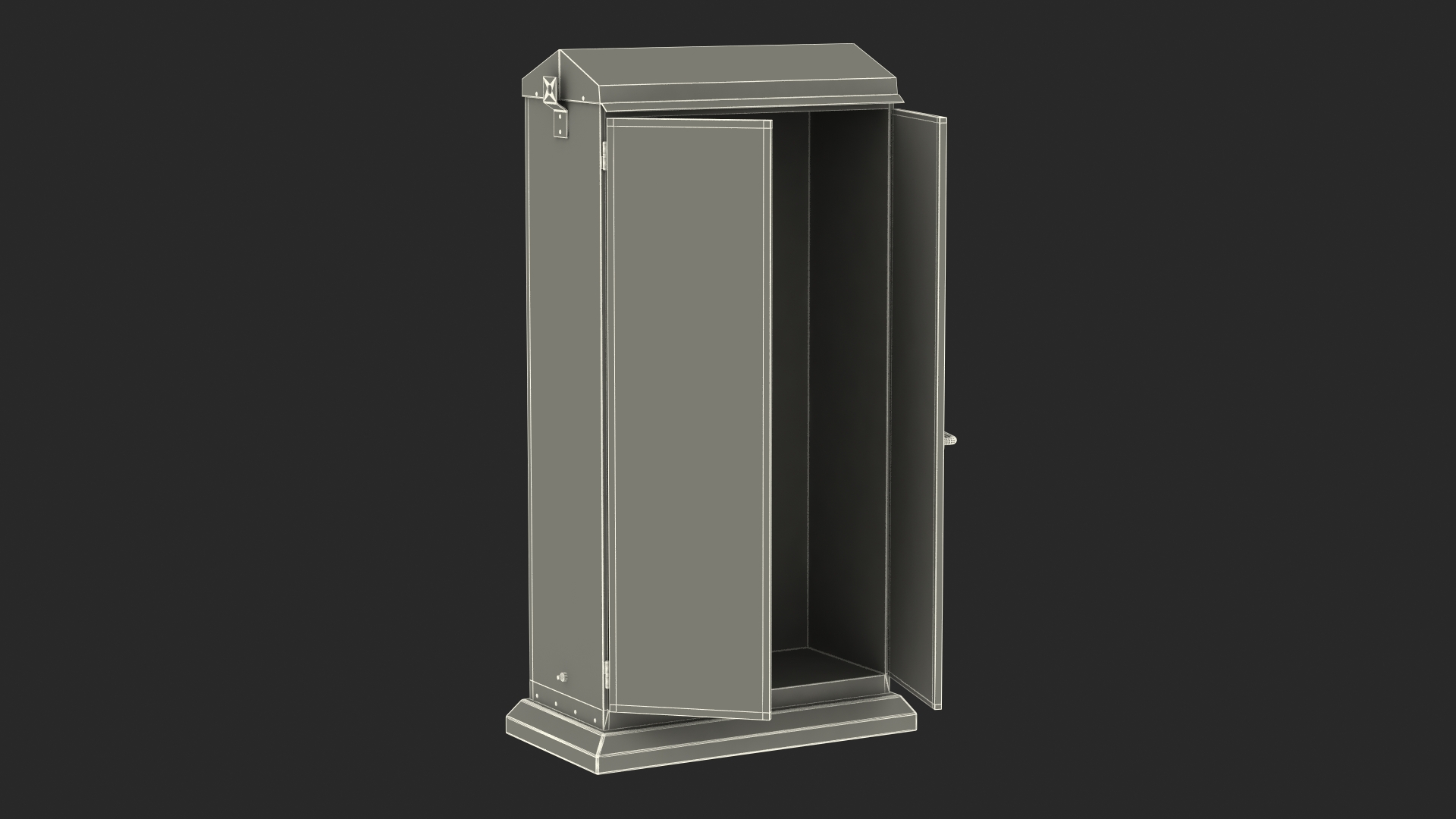 3D model Old Railway Relay Cabinet