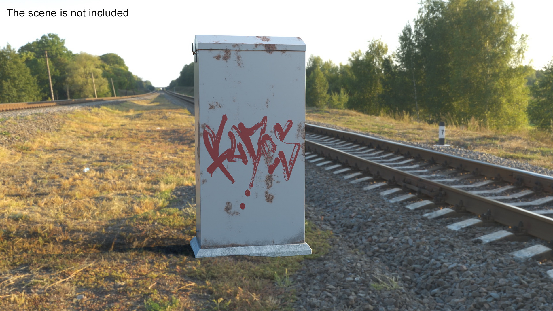 3D model Old Railway Relay Cabinet