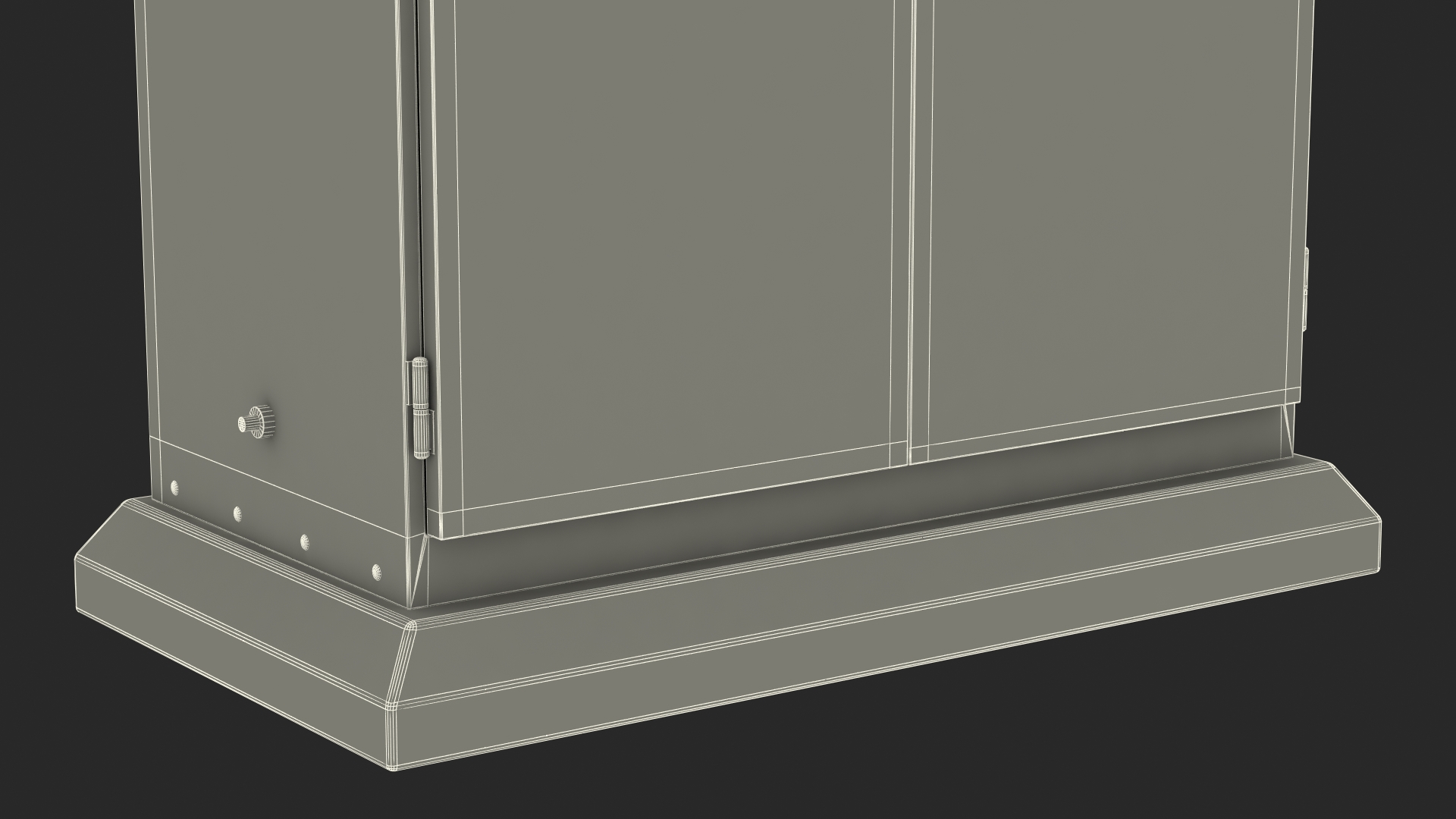 3D model Old Railway Relay Cabinet
