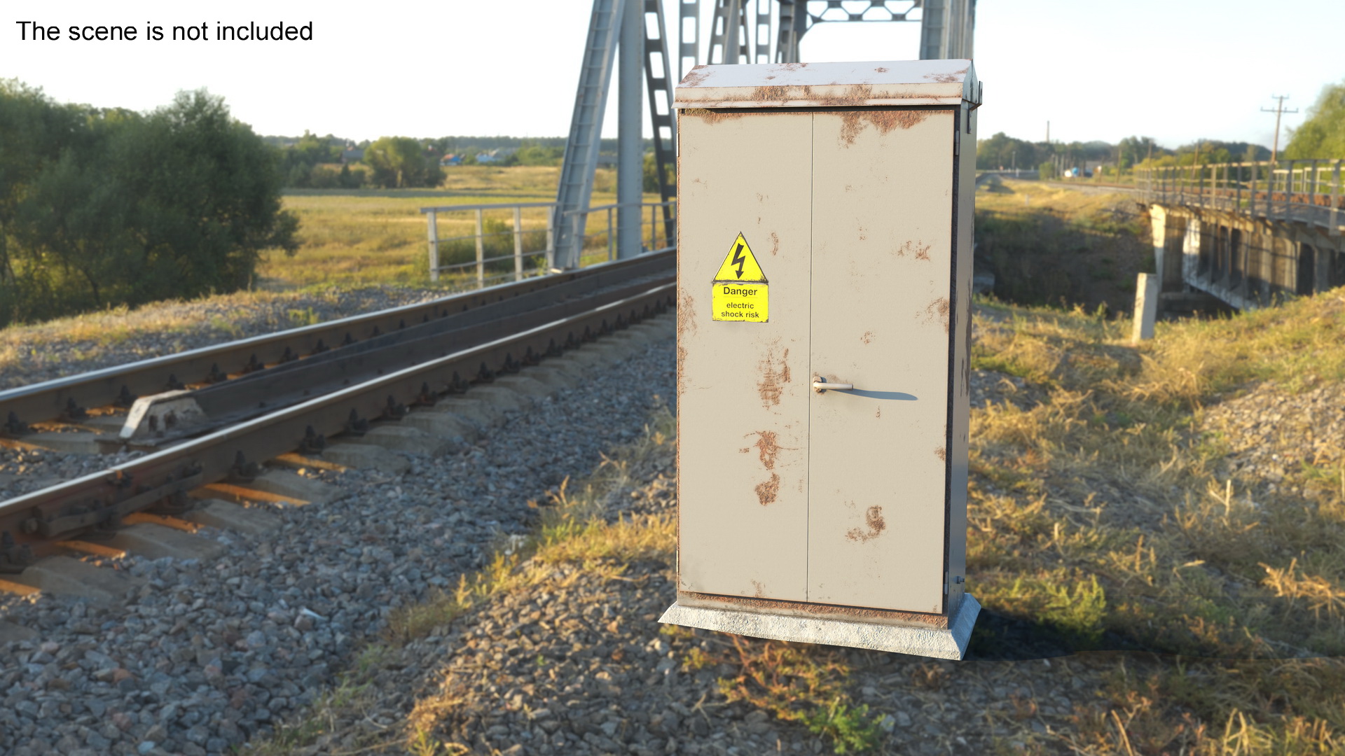 3D model Old Railway Relay Cabinet