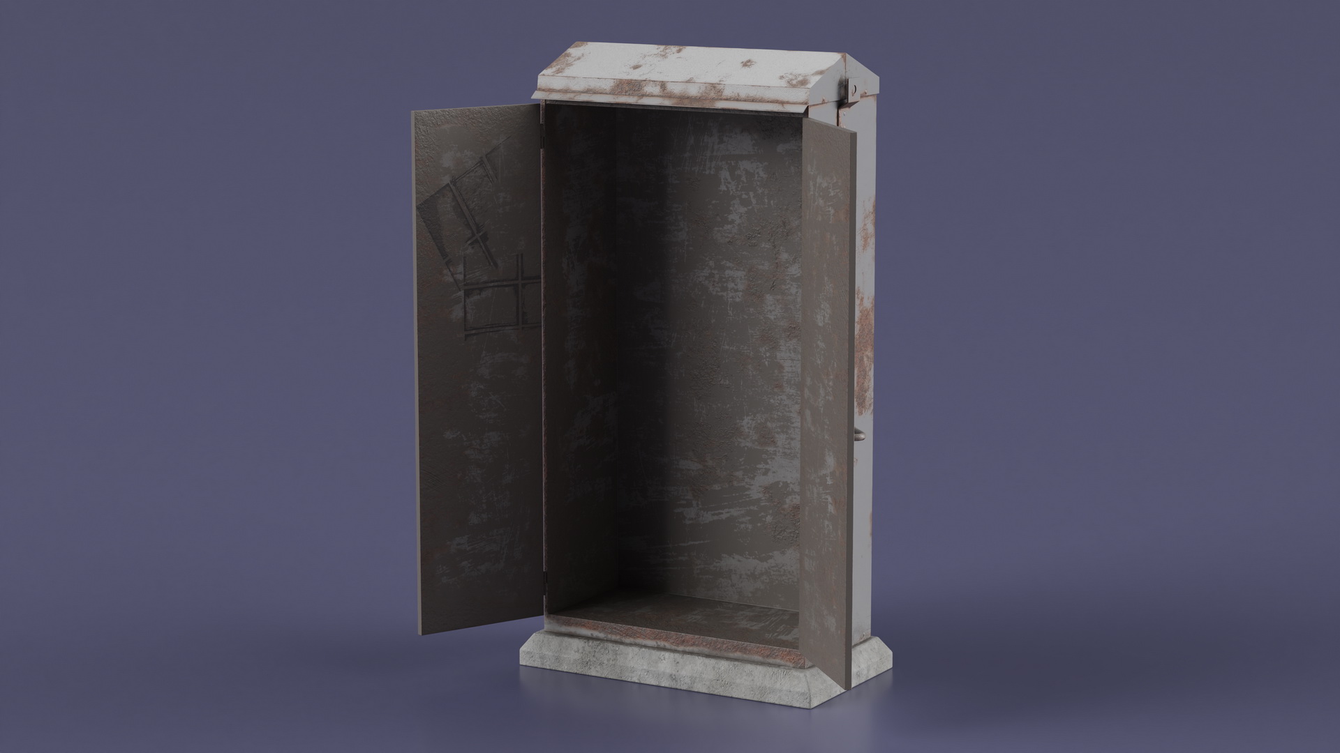 3D model Old Railway Relay Cabinet
