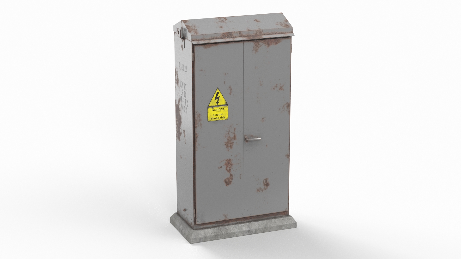 3D model Old Railway Relay Cabinet
