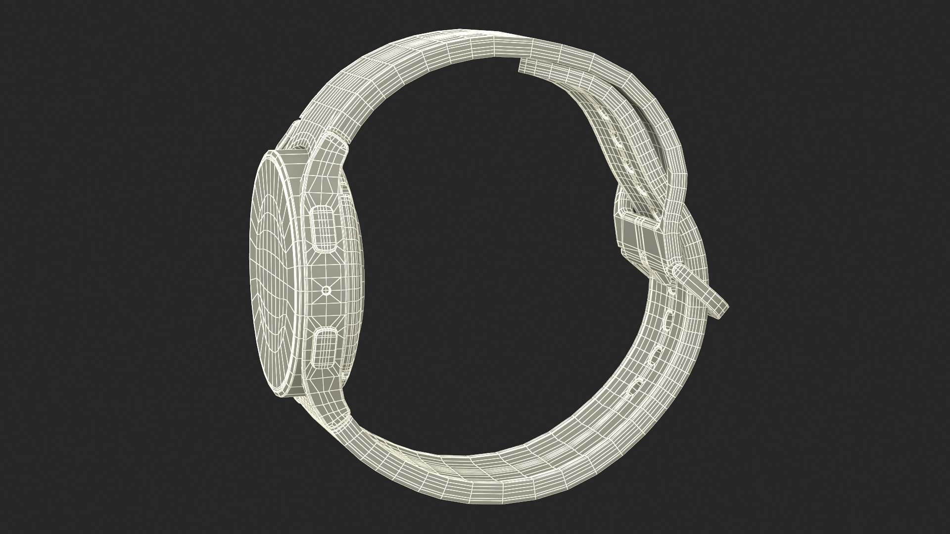 3D model Silver Samsung Galaxy Watch 5 small 40mm