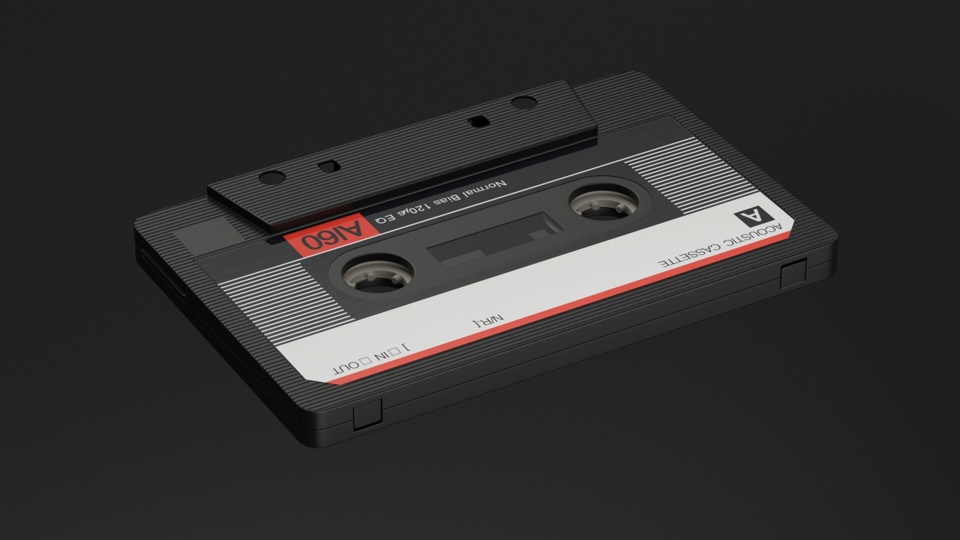 3D model Vintage Panasonic Easa Phone Cassette Tape Answering Machine