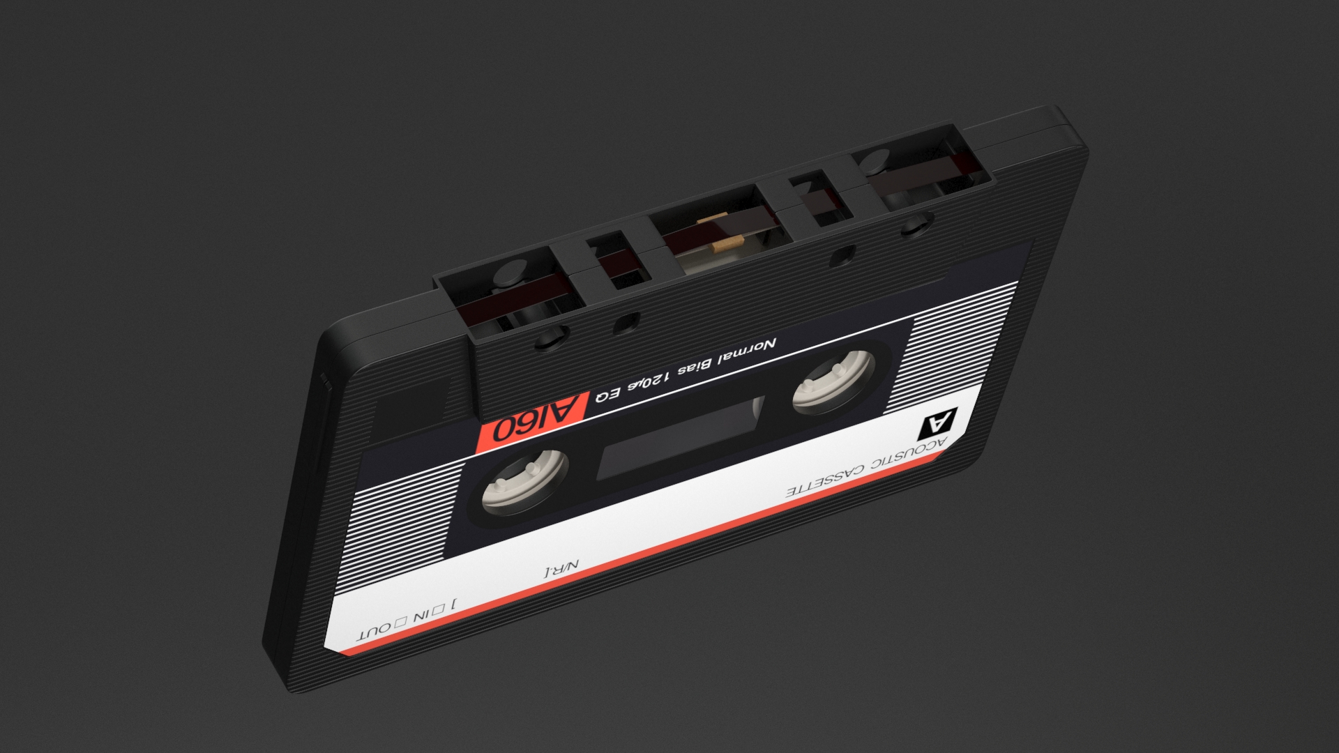 3D model Vintage Panasonic Easa Phone Cassette Tape Answering Machine