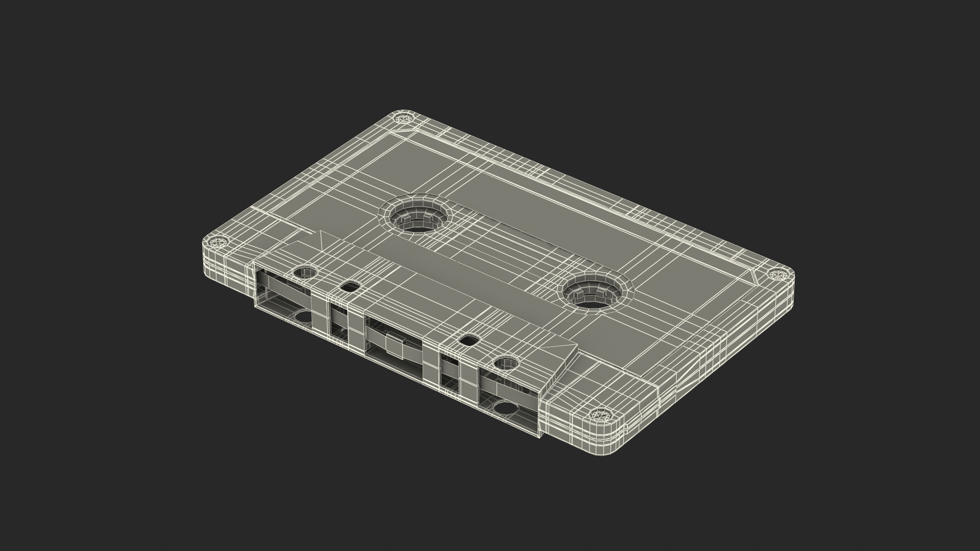 3D model Vintage Panasonic Easa Phone Cassette Tape Answering Machine