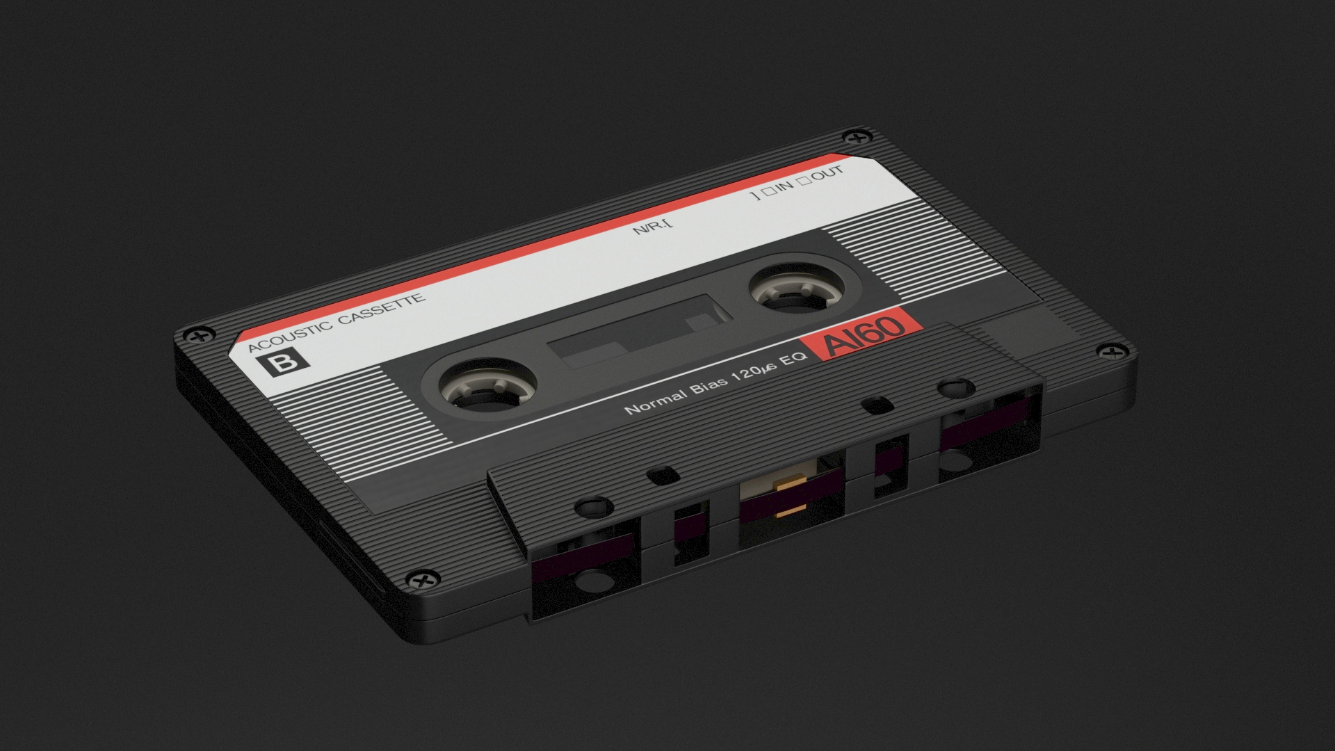 3D model Vintage Panasonic Easa Phone Cassette Tape Answering Machine