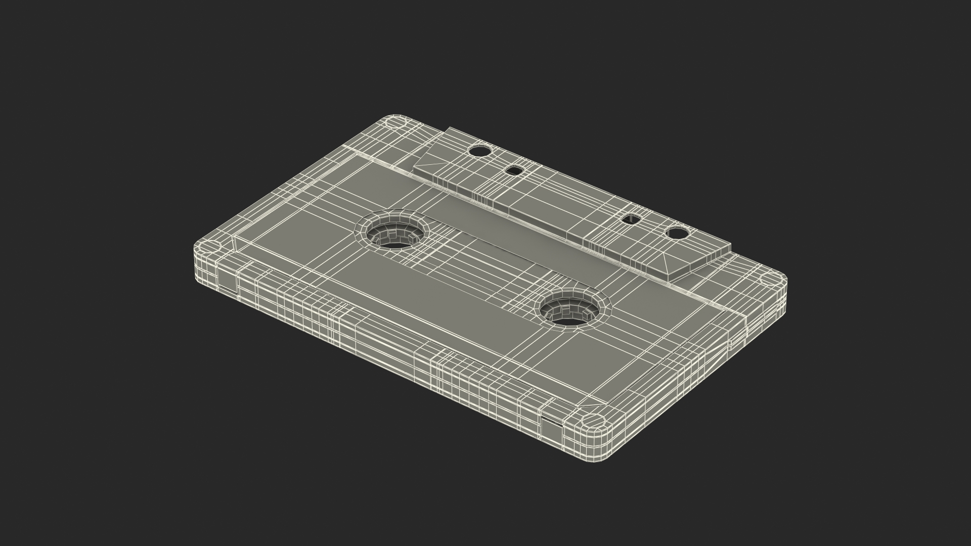 3D model Vintage Panasonic Easa Phone Cassette Tape Answering Machine