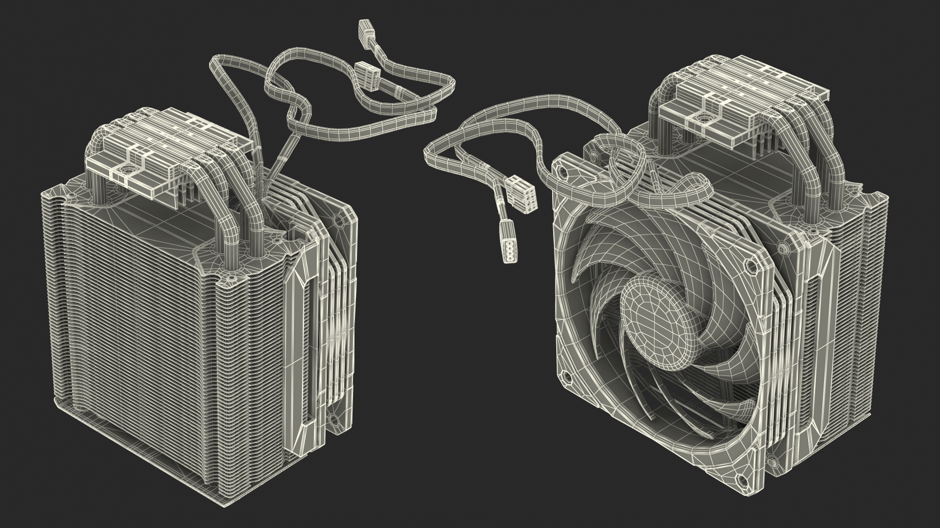 Cooler Master Hyper 212 RGB Black Edition CPU Cooler 3D