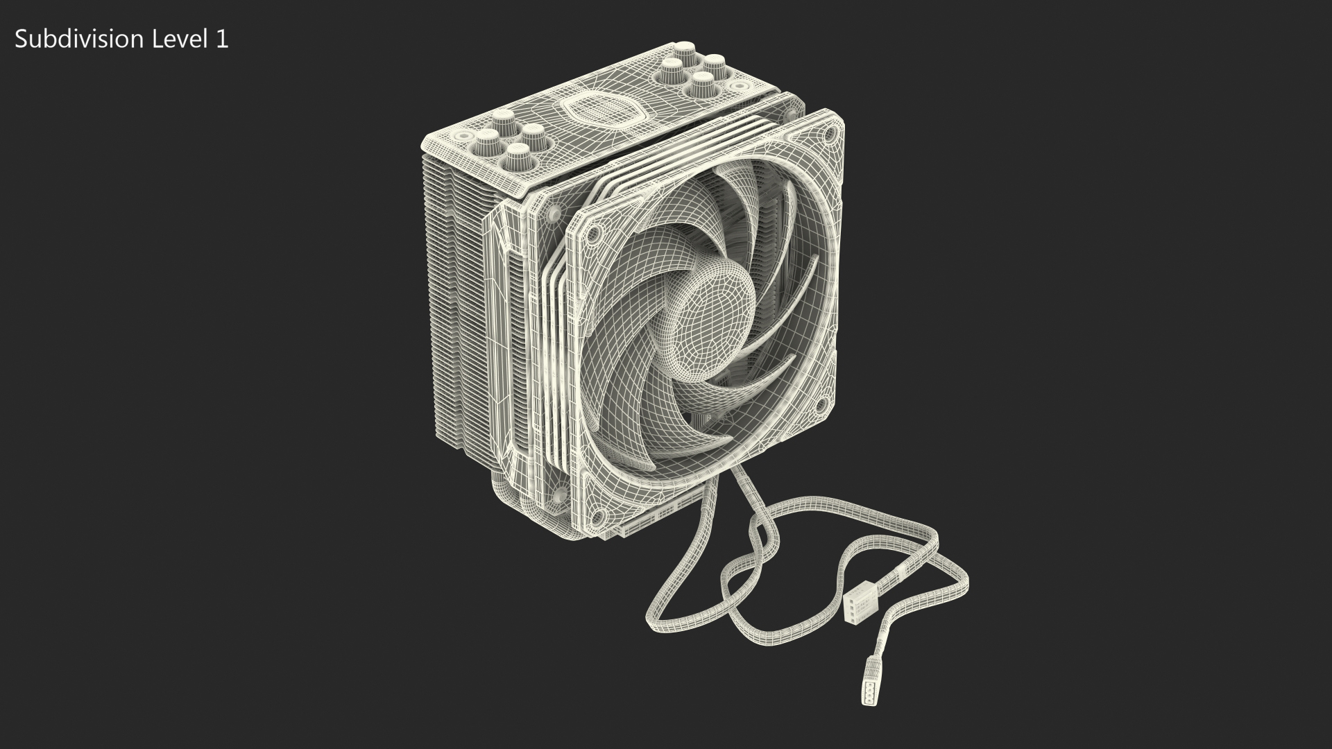 Cooler Master Hyper 212 RGB Black Edition CPU Cooler 3D