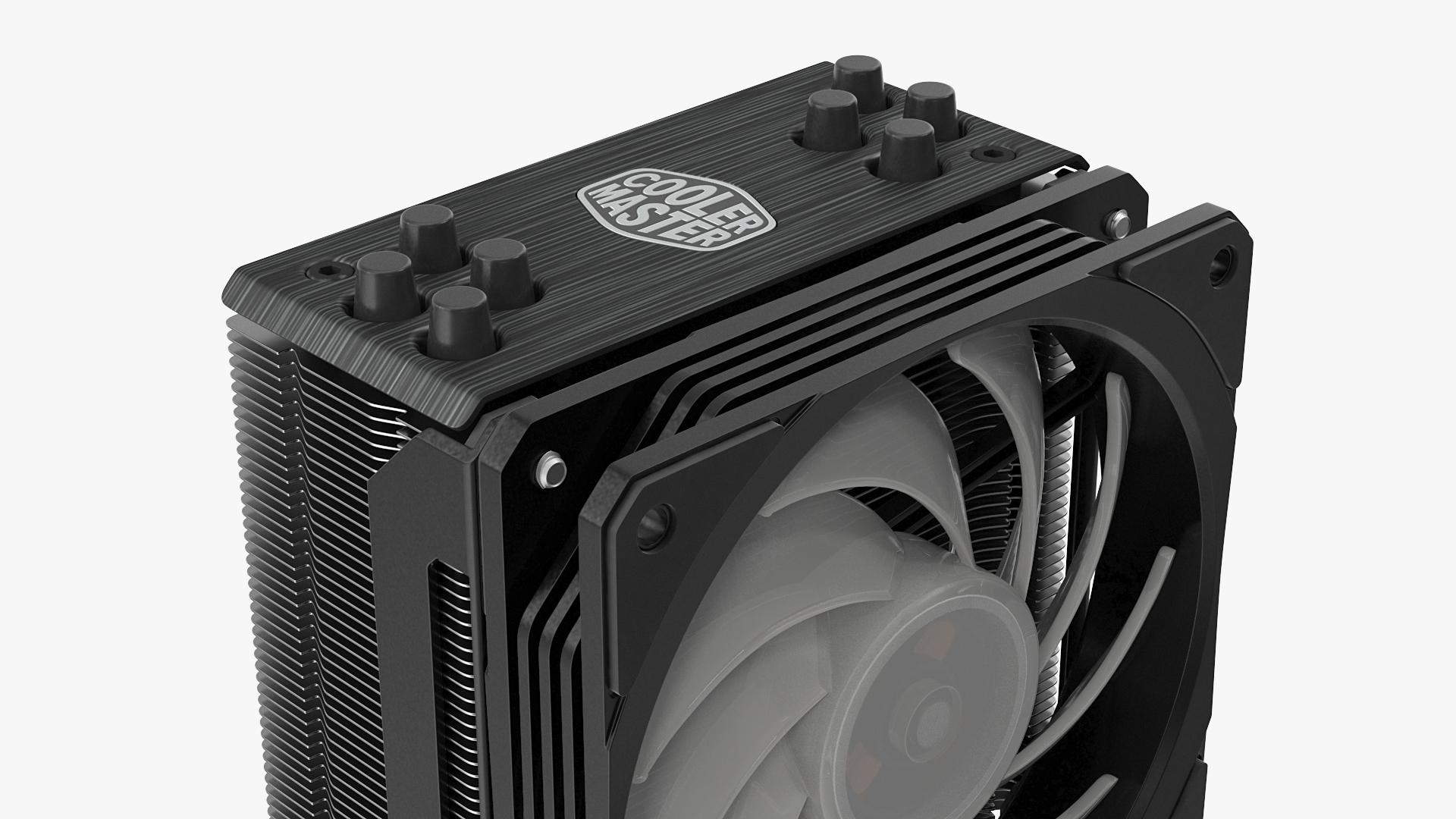 Cooler Master Hyper 212 RGB Black Edition CPU Cooler 3D