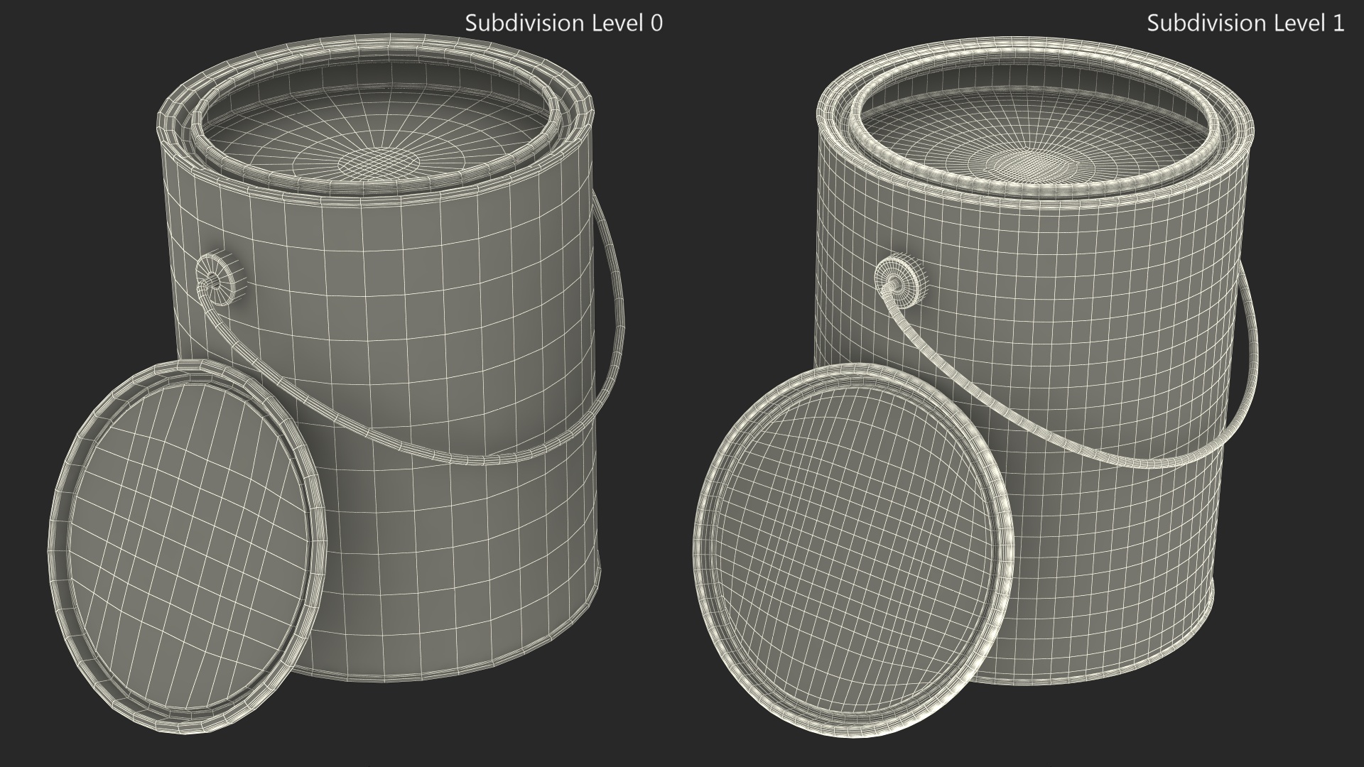 Paint Bucket Open 3D