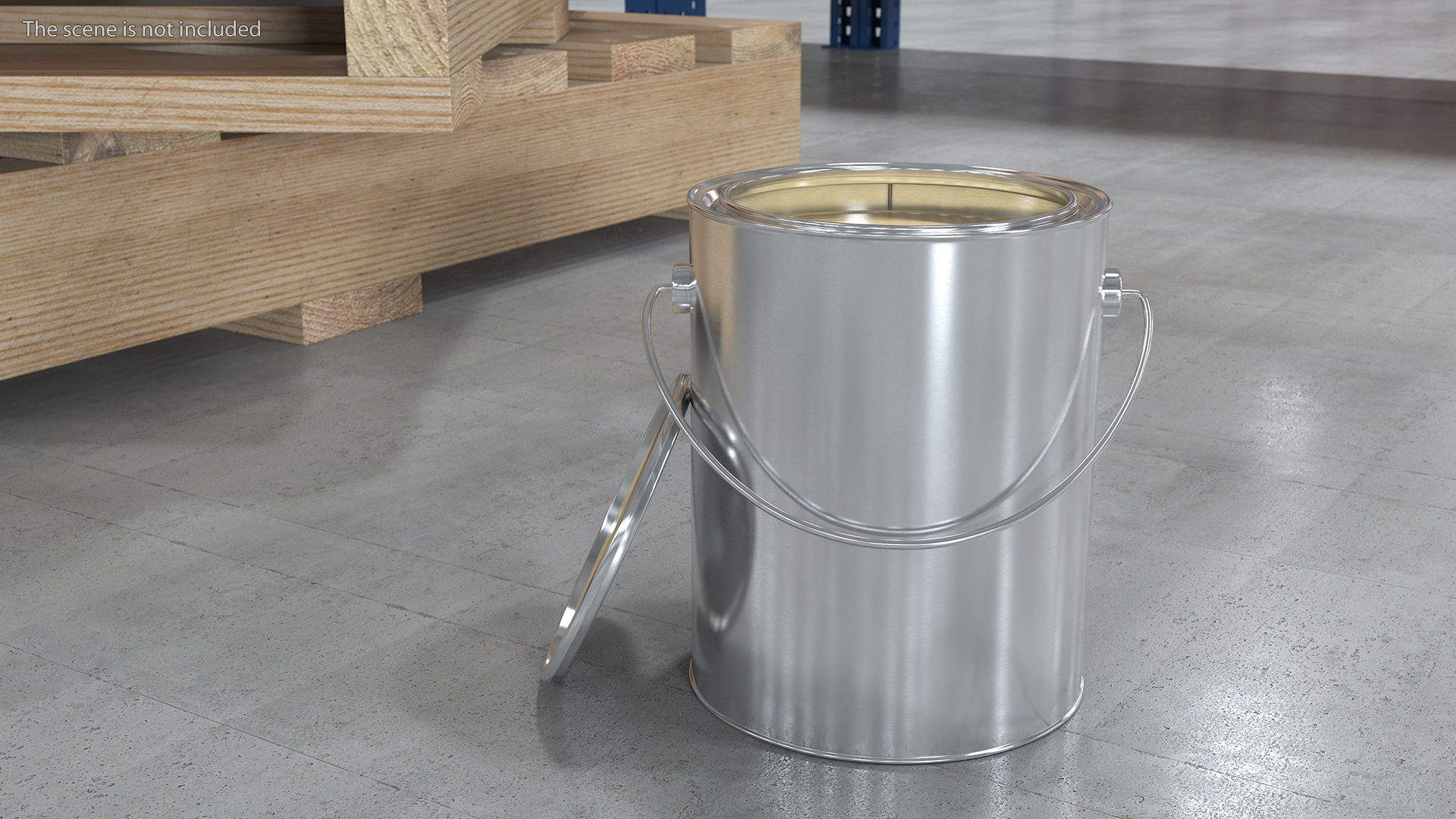 Paint Bucket Open 3D