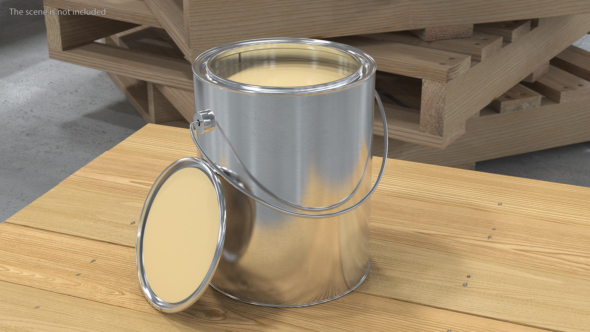 Paint Bucket Open 3D