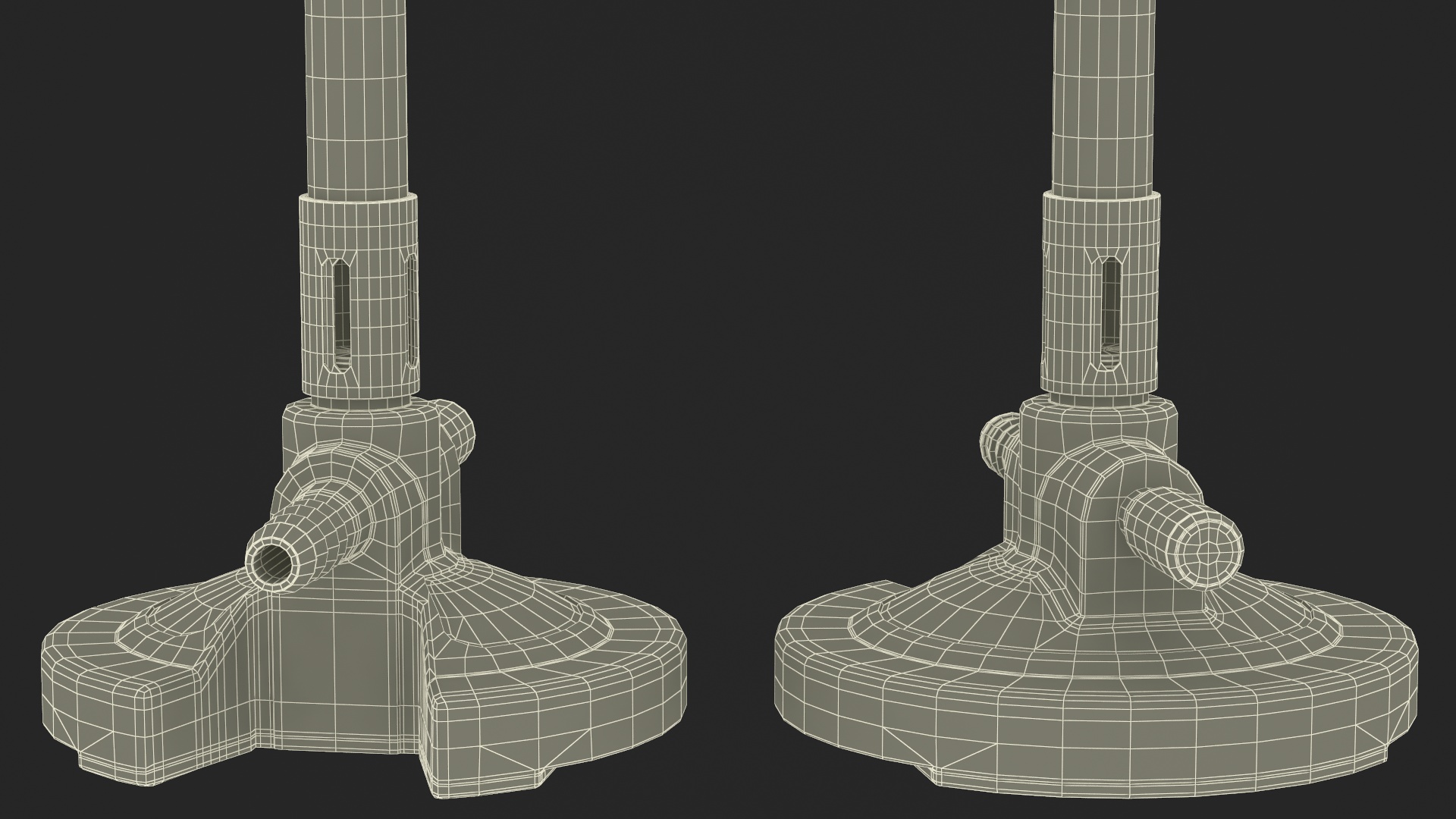 3D Bunsen Burner model