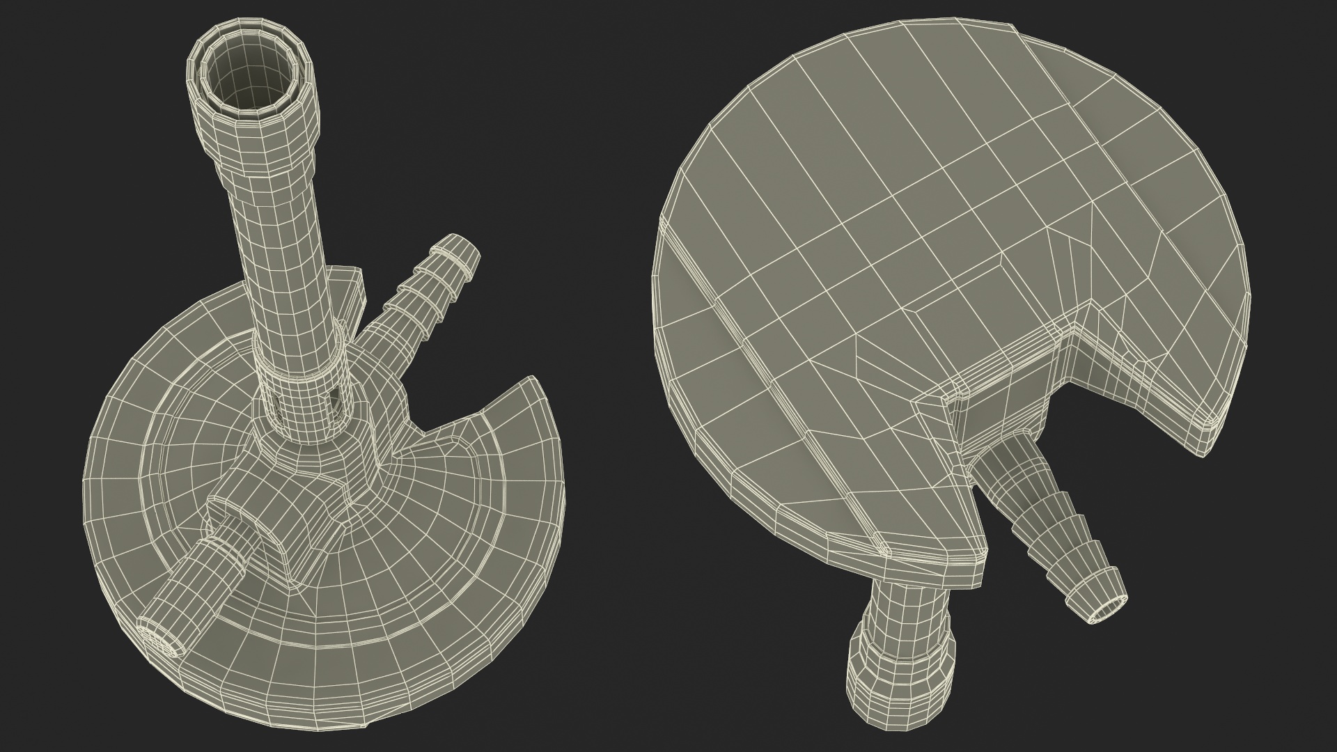 3D Bunsen Burner model