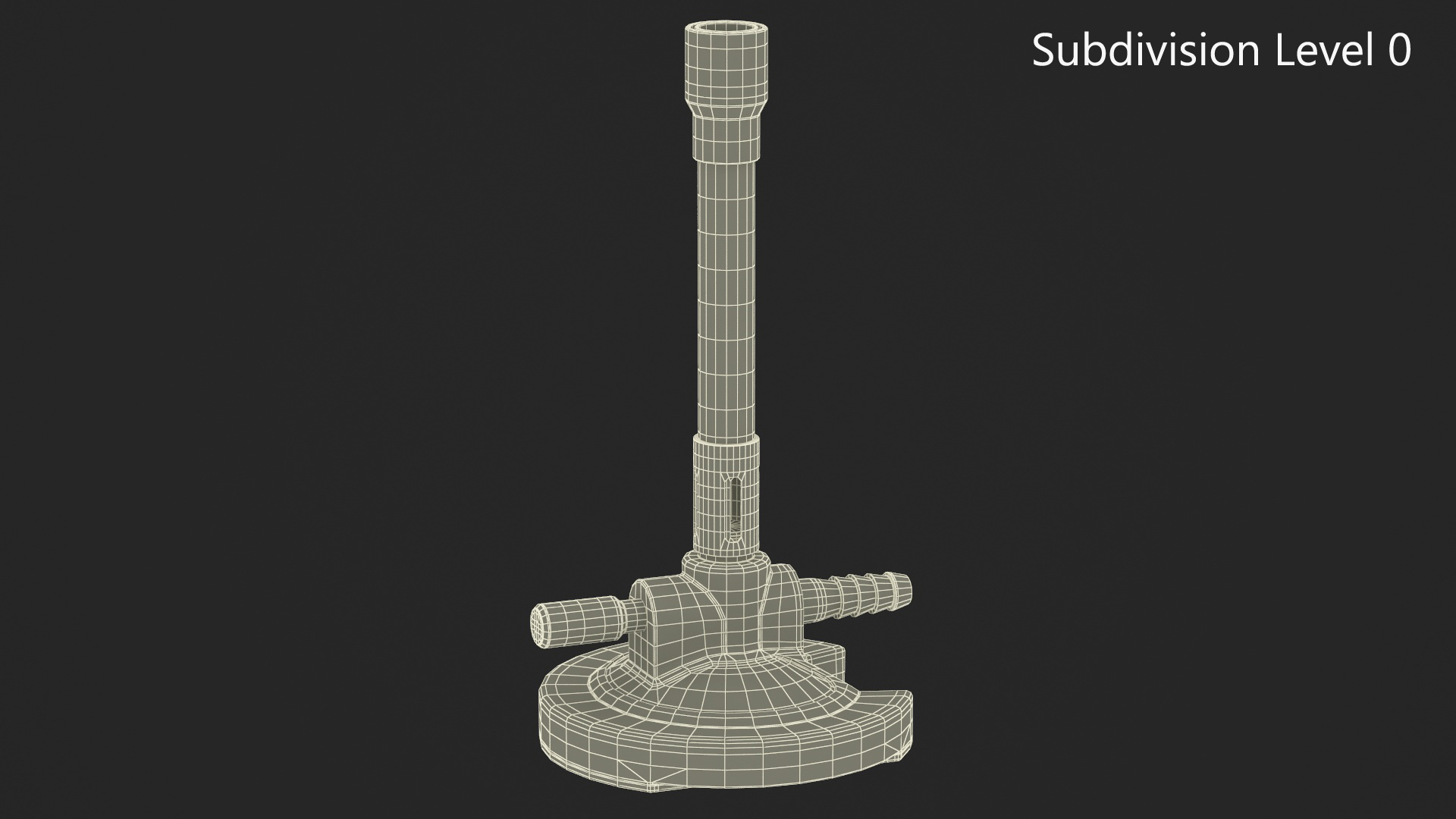 3D Bunsen Burner model