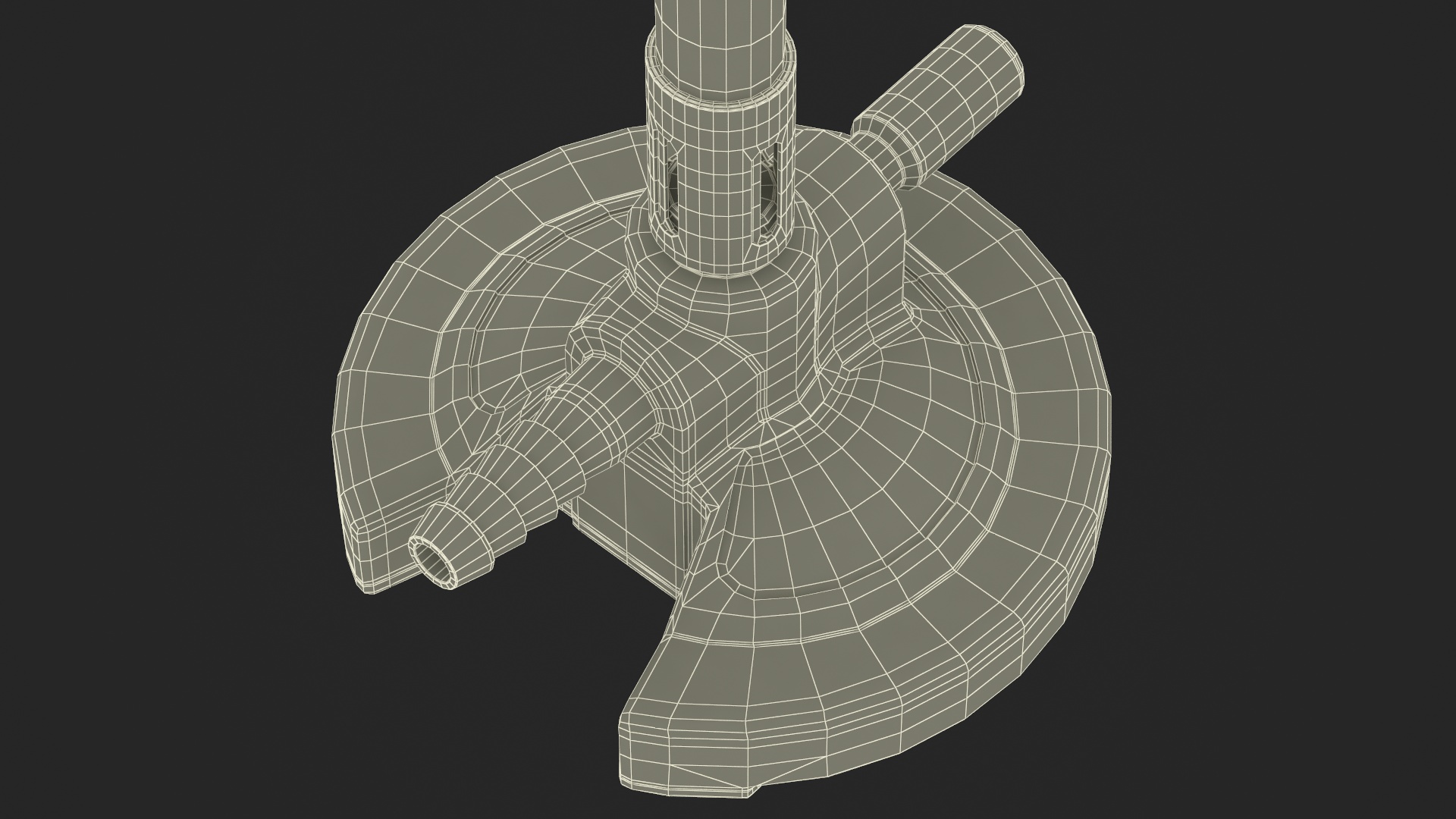 3D Bunsen Burner model