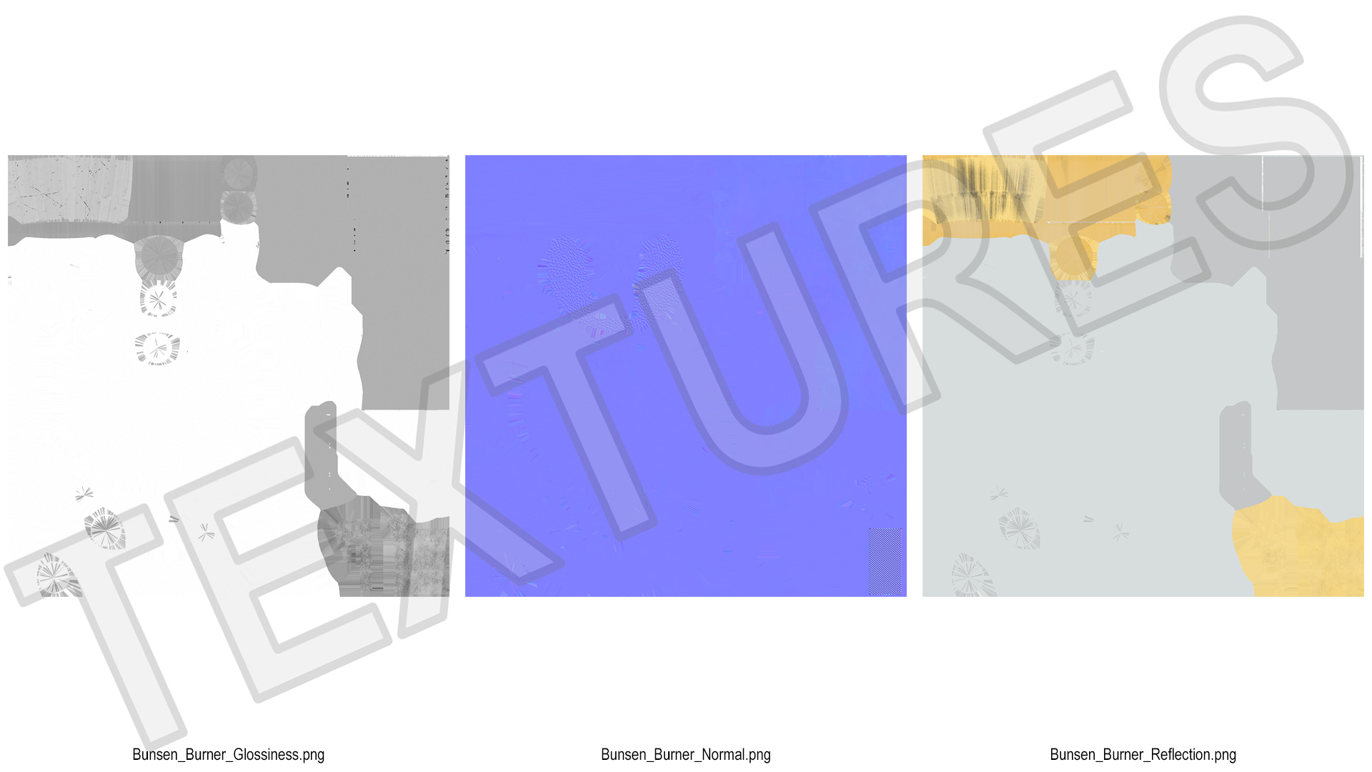 3D Bunsen Burner model