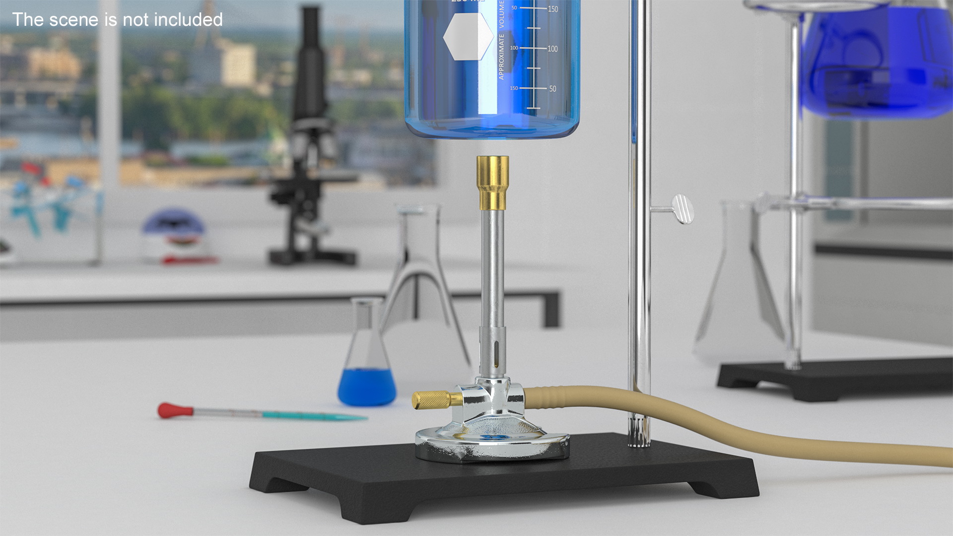 3D Bunsen Burner model