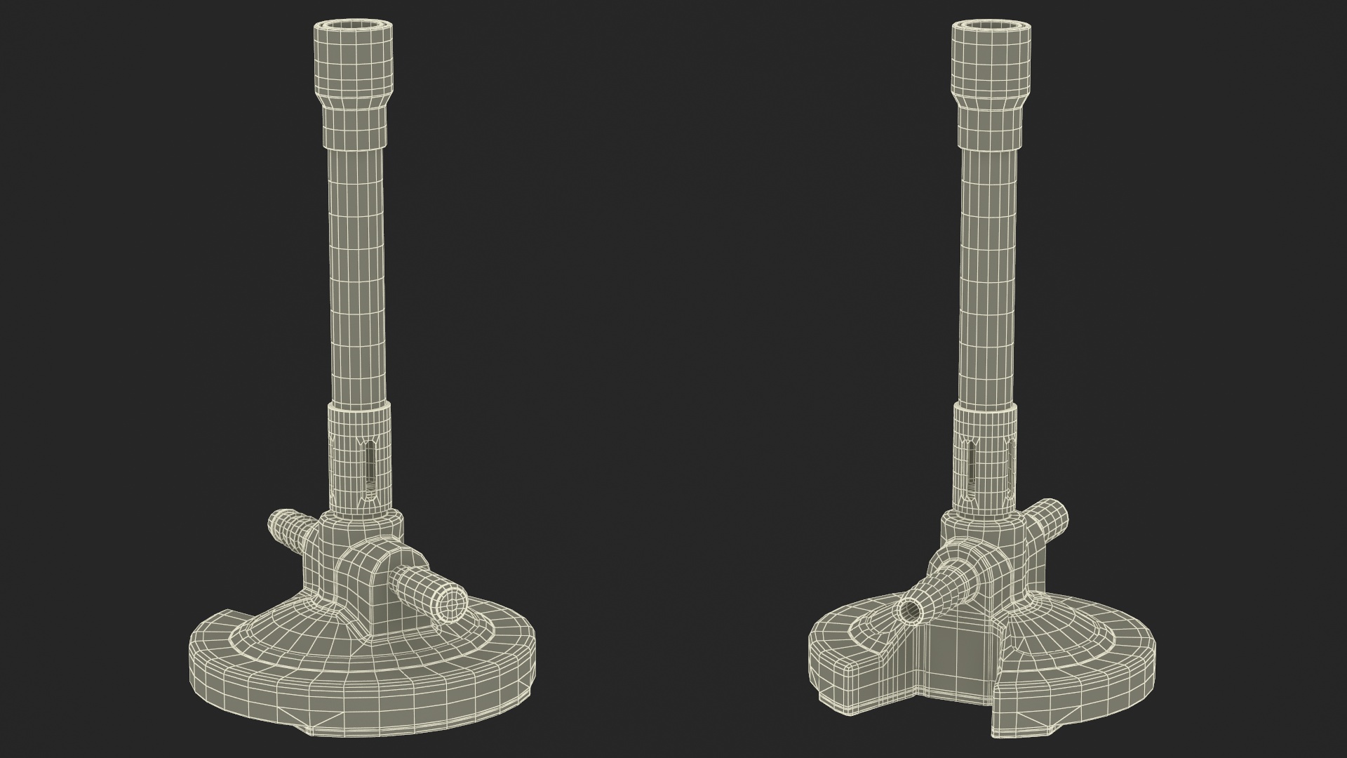 3D Bunsen Burner model