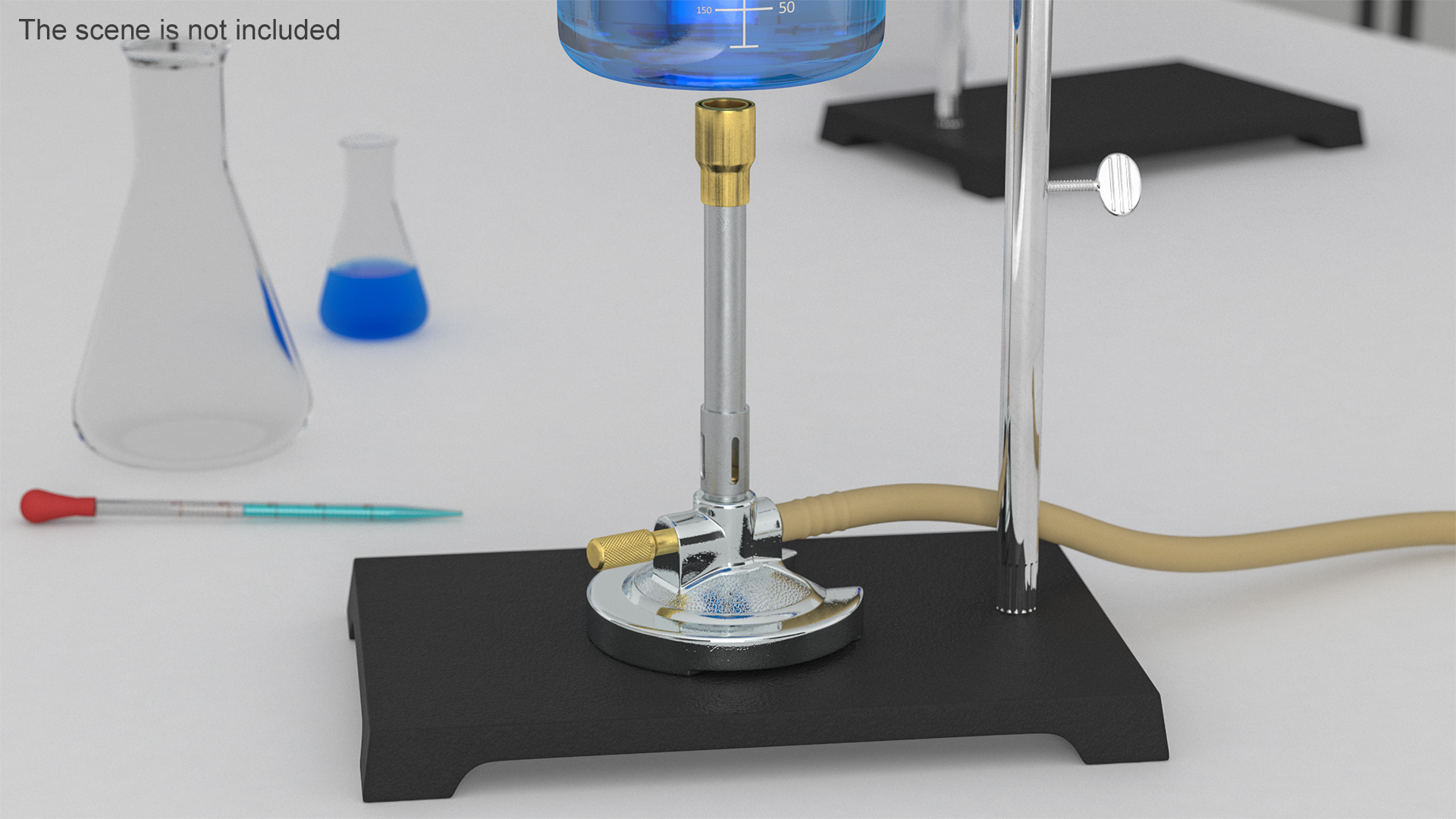 3D Bunsen Burner model