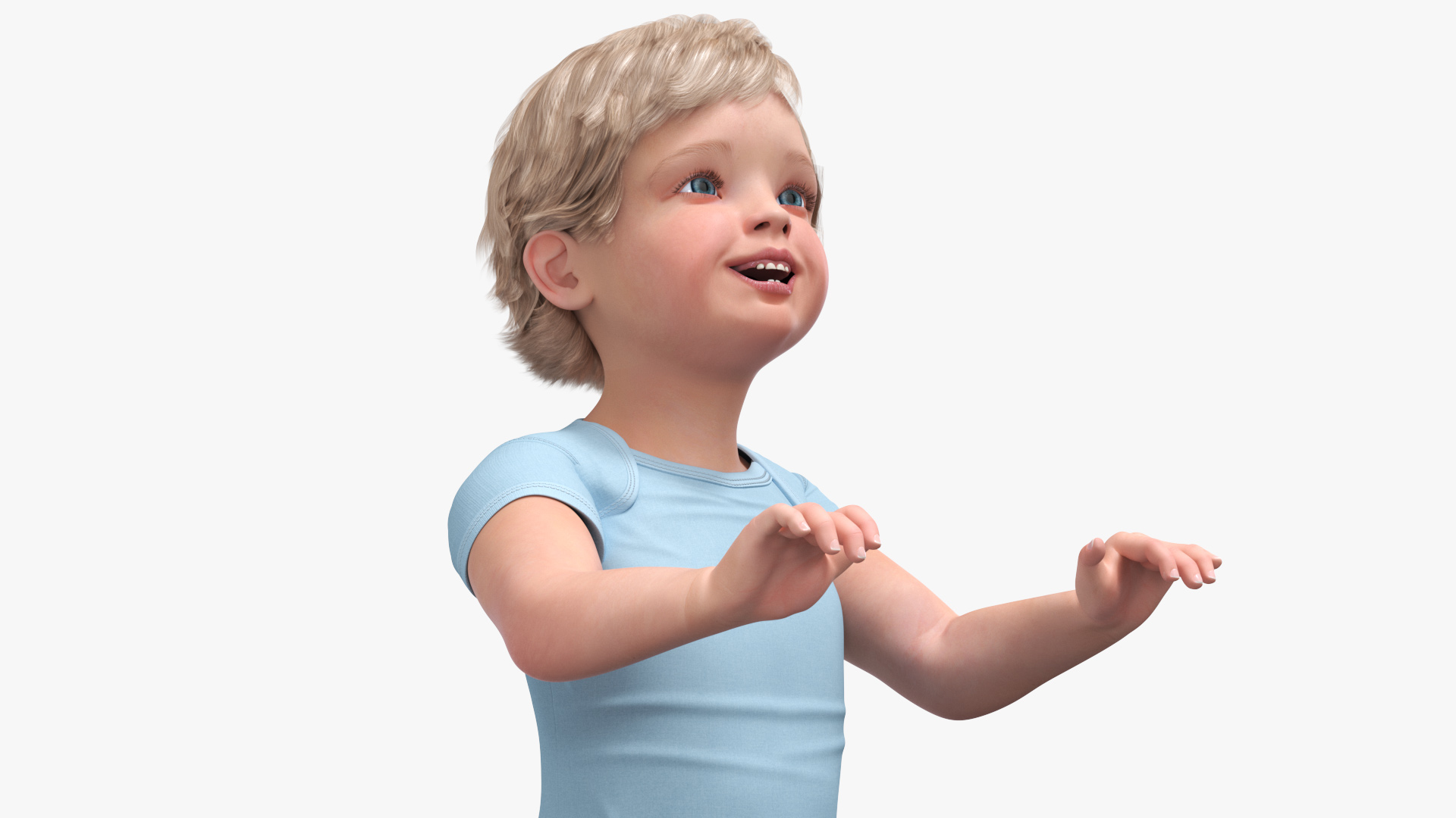 3D model Toddler in Square Baby Playpen