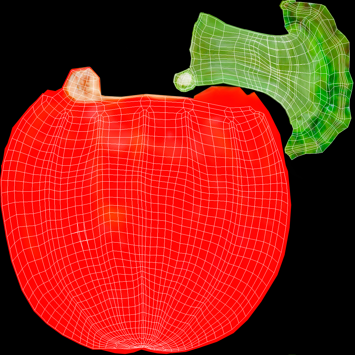 3D model Red Long Pepper