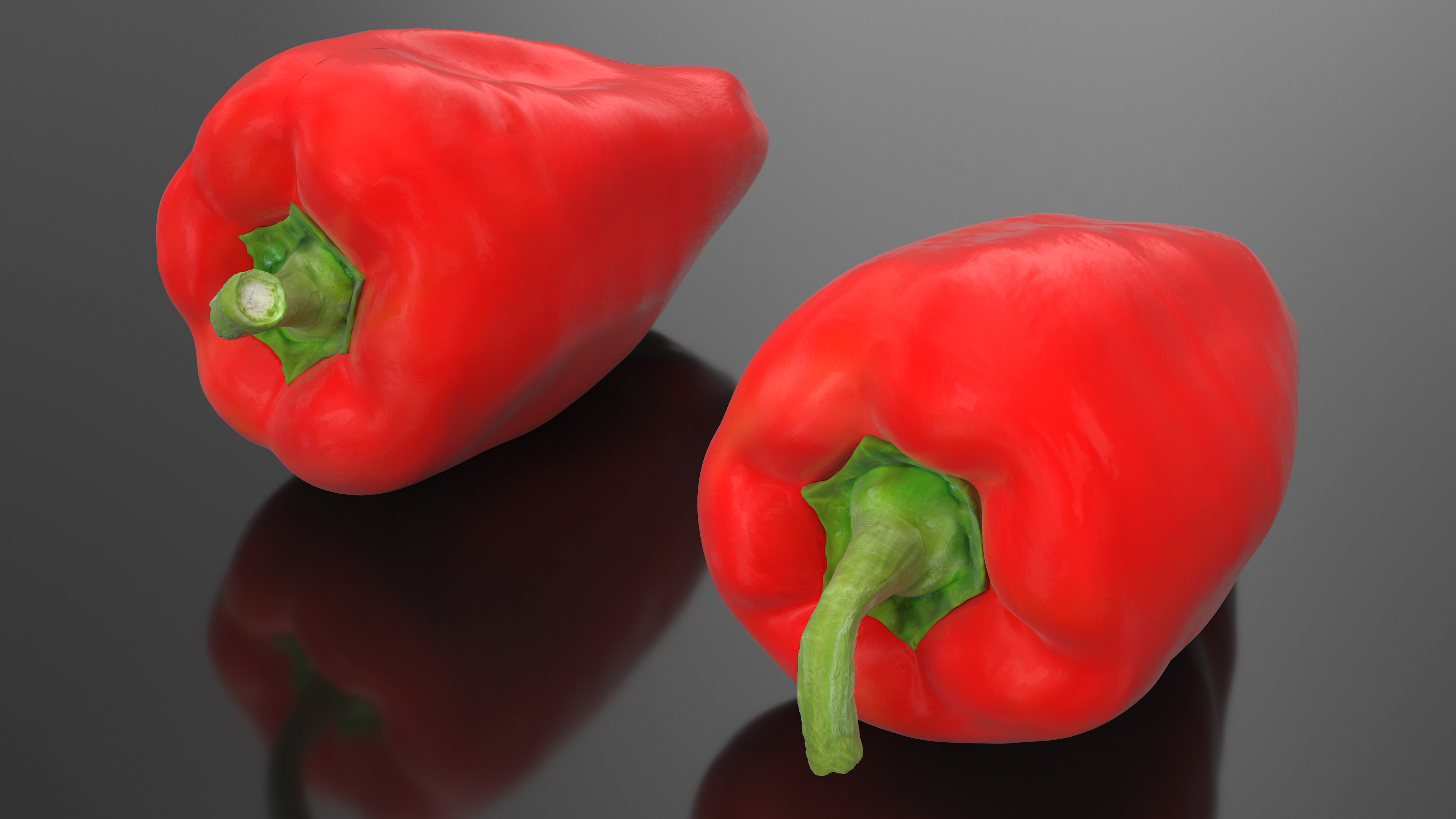 3D model Red Long Pepper