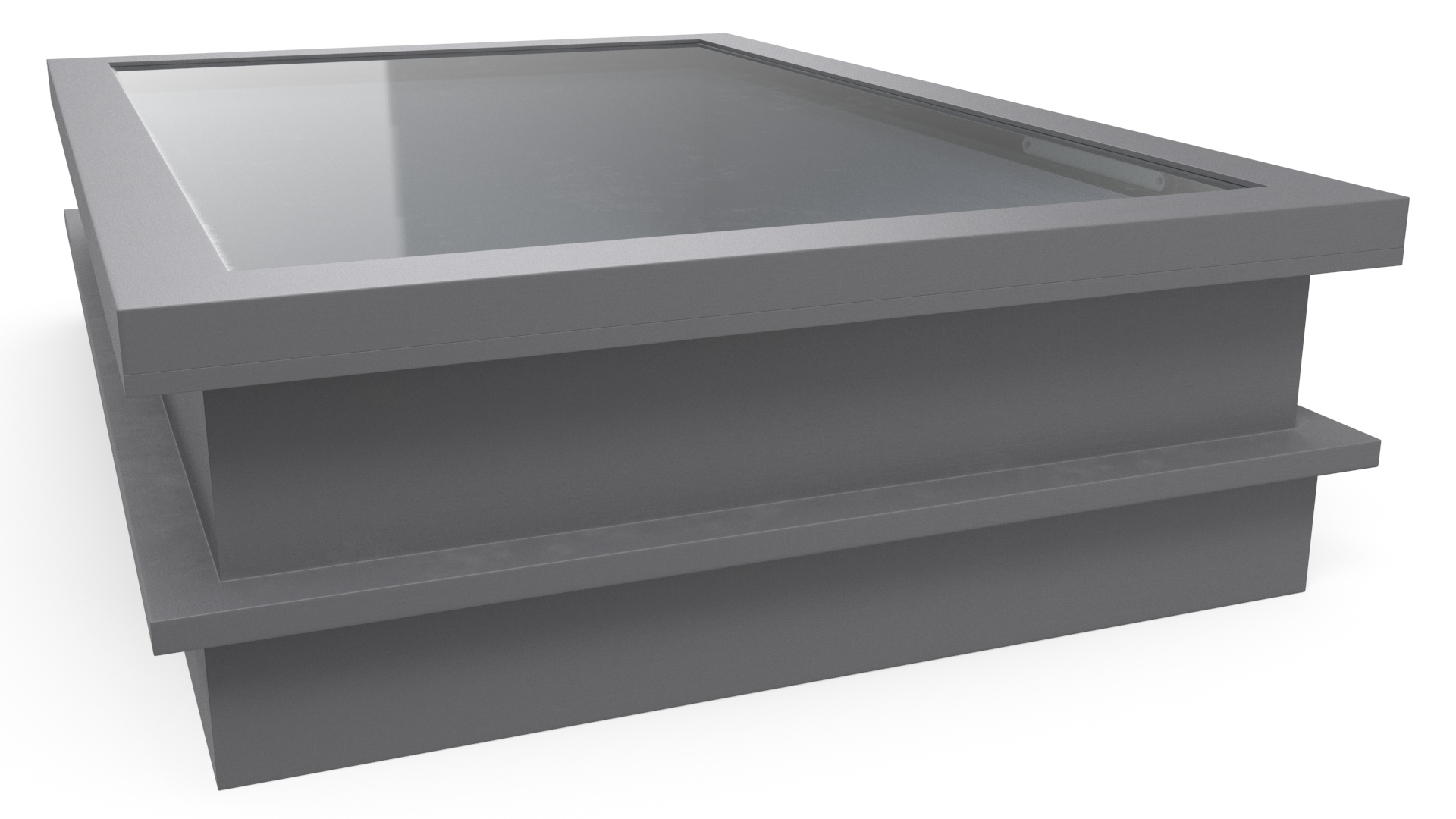 Modern Skylight Rectangle Window 3D