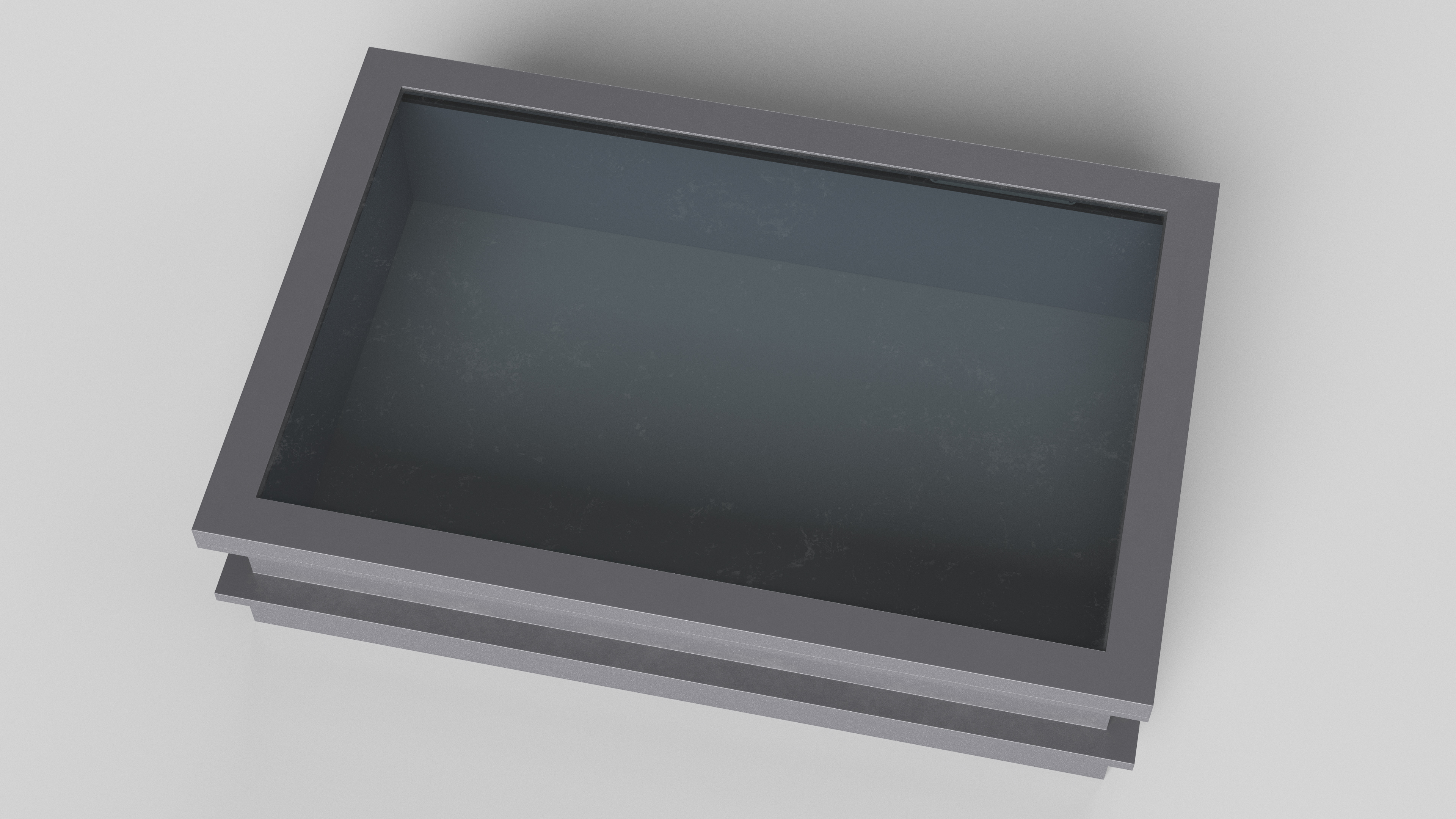 Modern Skylight Rectangle Window 3D