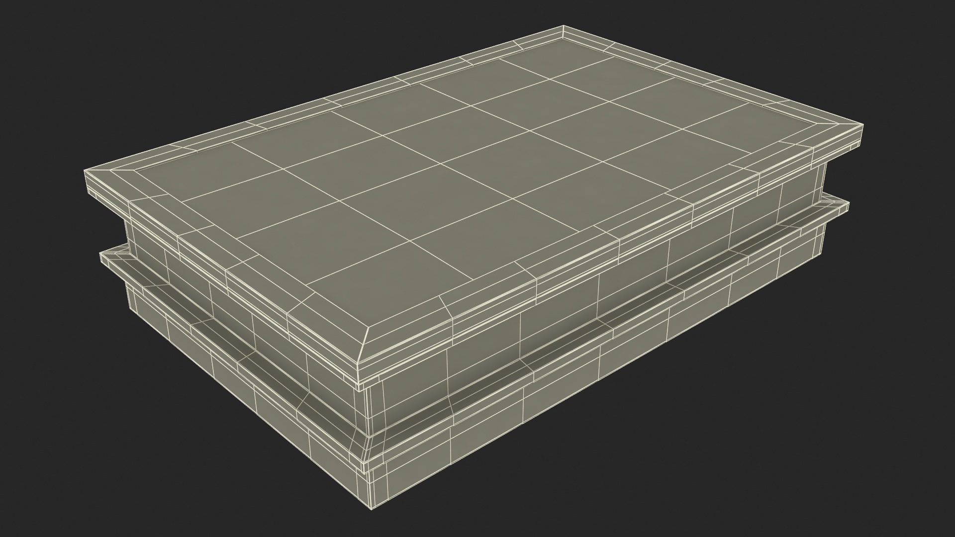 Modern Skylight Rectangle Window 3D