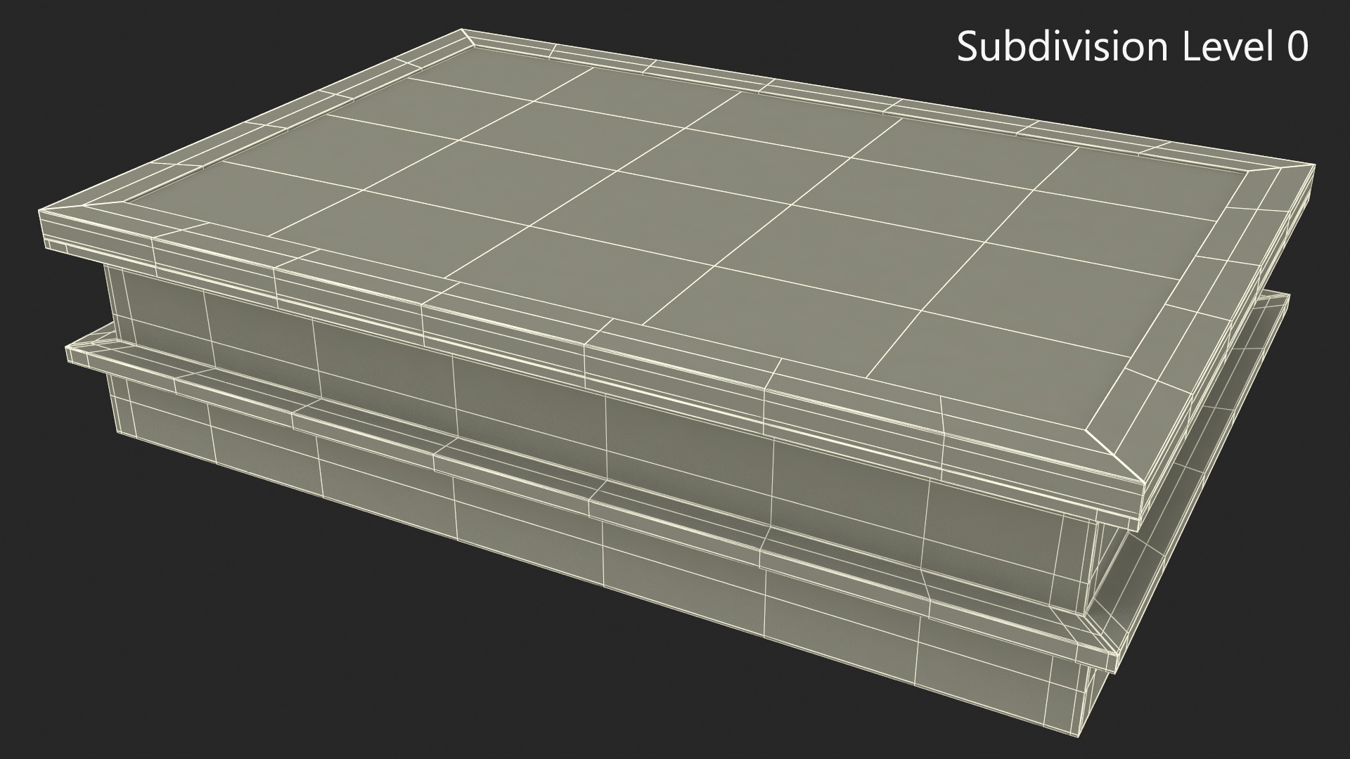 Modern Skylight Rectangle Window 3D