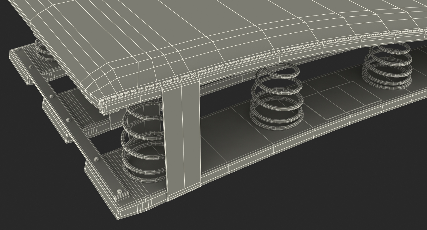 Gymnastic Spring Board 3D