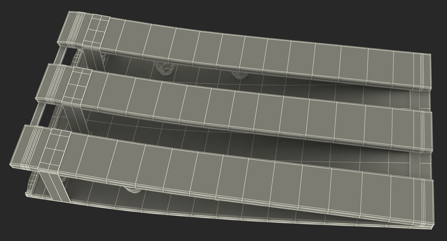 Gymnastic Spring Board 3D