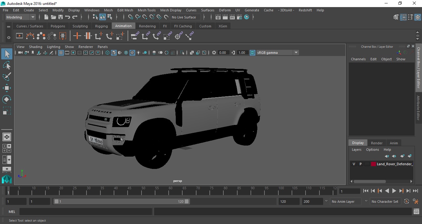 Land Rover Defender Explorer Pack Exterior Only 3D