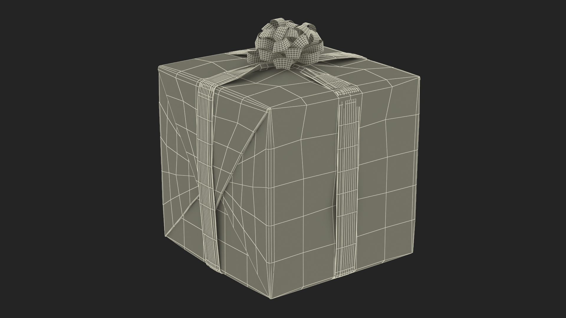 3D model Square Gift Box
